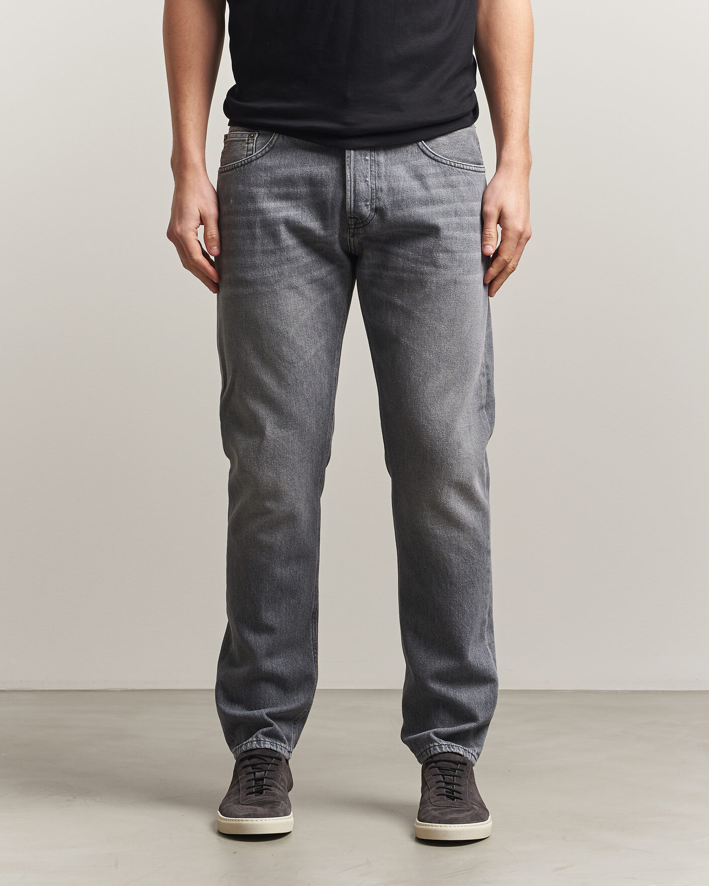 Uomini | Jeans | Dondup | Icon Regular Fit Jeans Washed Grey