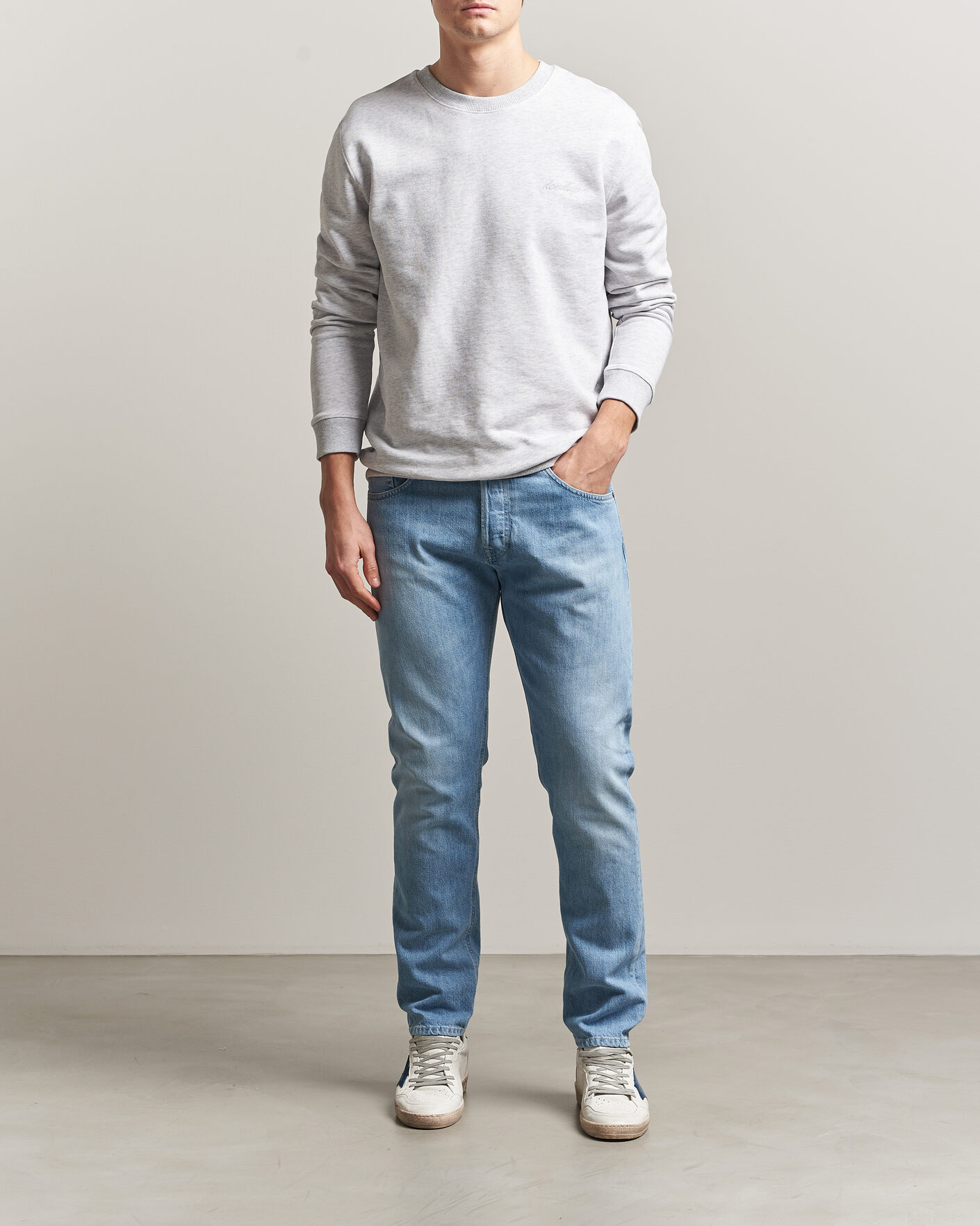 Uomini | Pantaloni | Dondup | Icon Regular Fit Jeans Light Blue