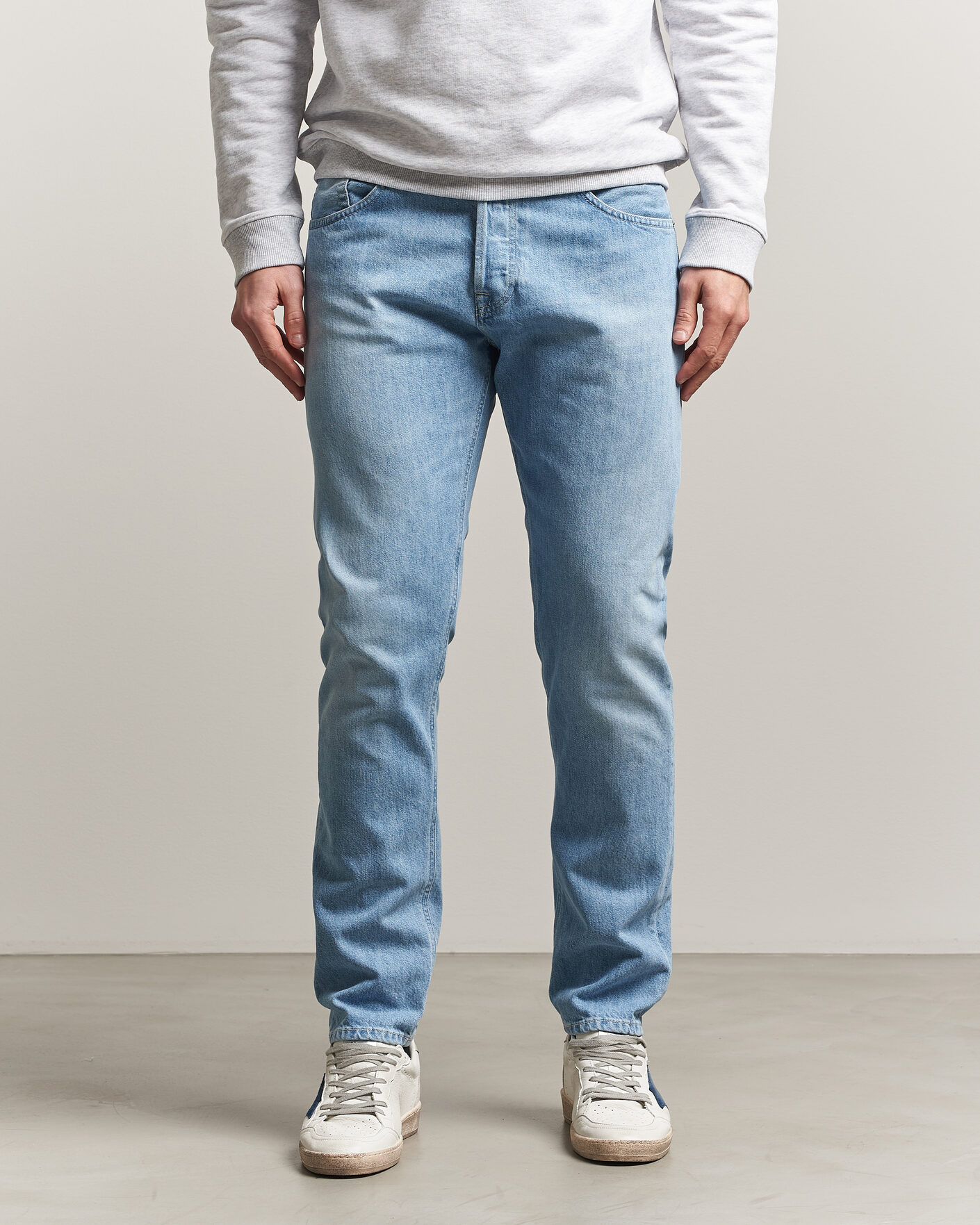 Uomini | Pantaloni | Dondup | Icon Regular Fit Jeans Light Blue
