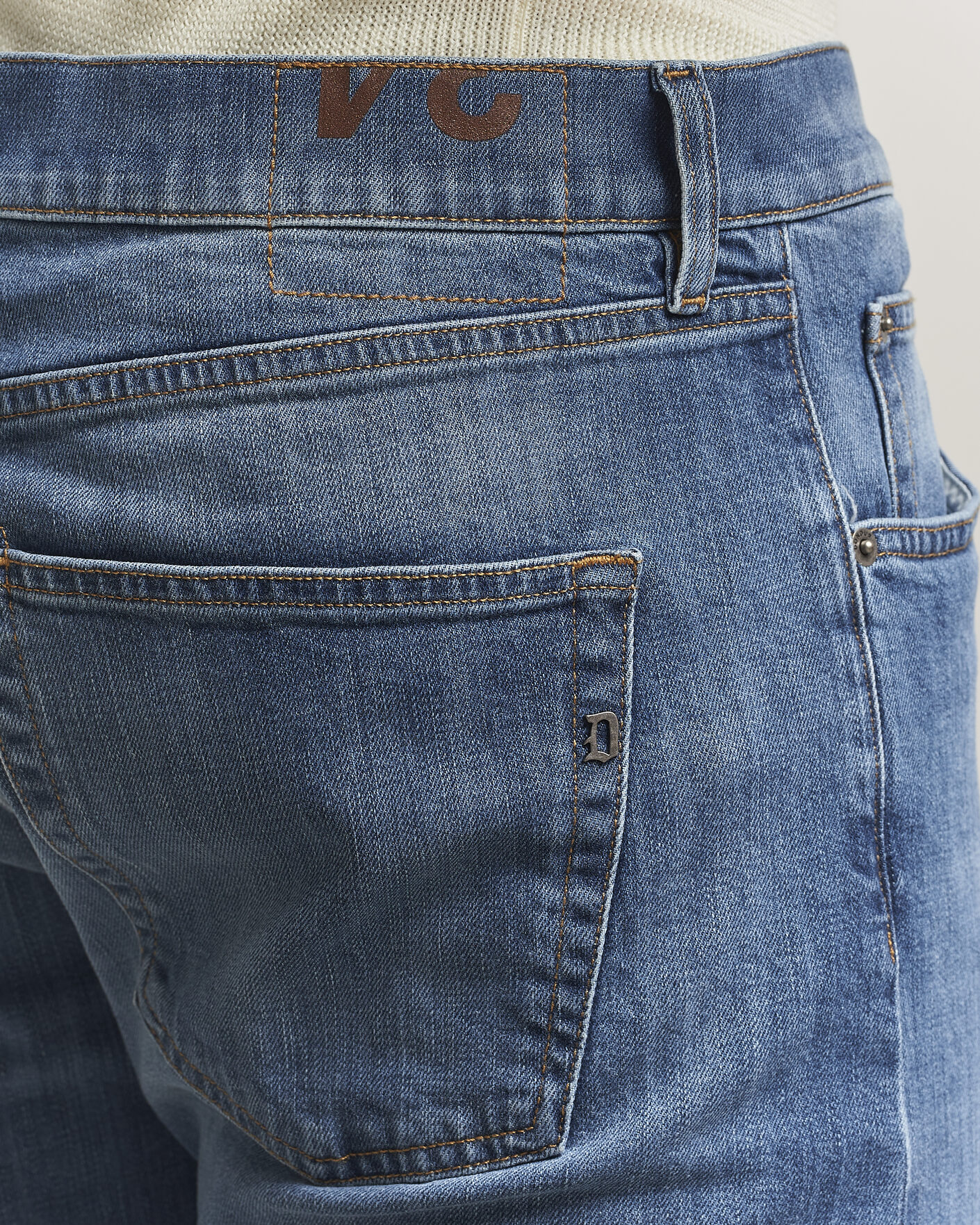 Uomini | Jeans | Dondup | Icon Regular Fit Jeans Medium Blue