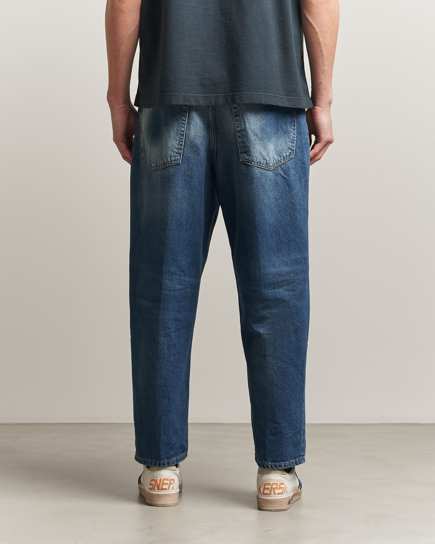 Uomini | Camicie | Dondup | Anthony Loose Fit Jeans Medium Blue