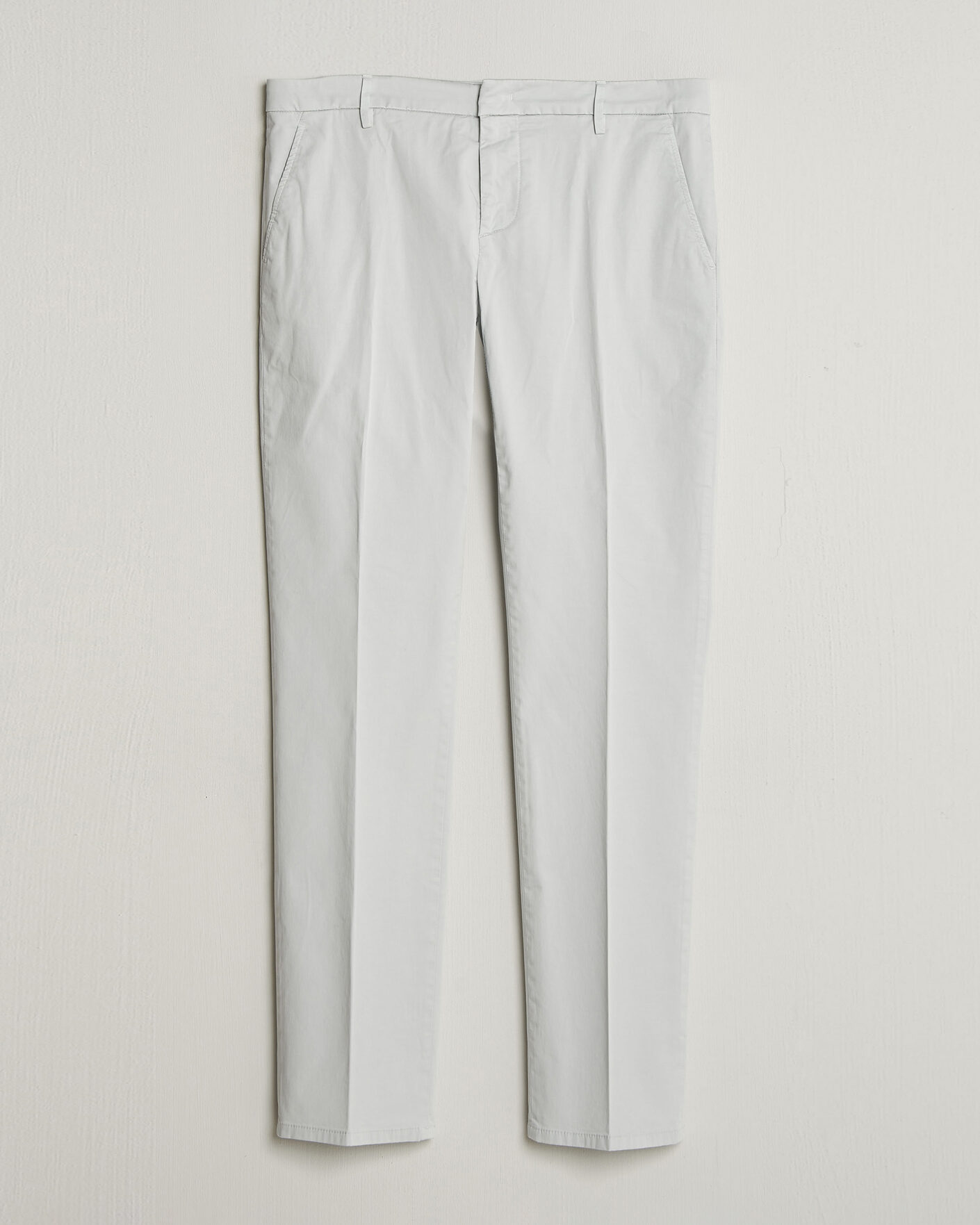 Uomini | Pantaloni | Dondup | Spiritisimo Cotton Chinos Light Grey