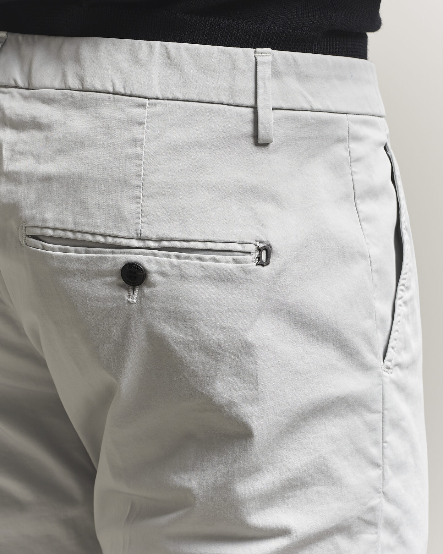 Uomini | Pantaloni | Dondup | Spiritisimo Cotton Chinos Light Grey