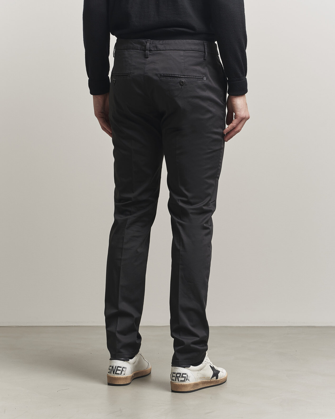 Uomini | Pantaloni | Dondup | Spiritisimo Cotton Chinos Black