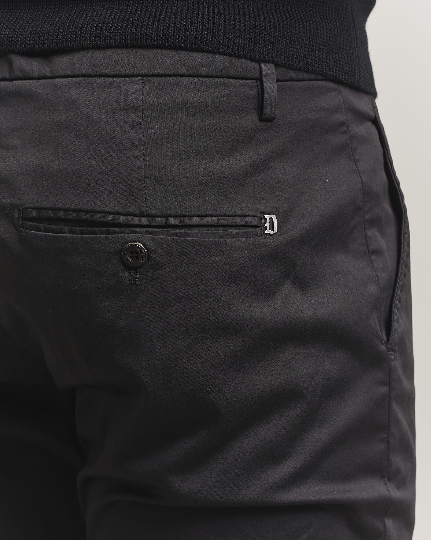 Uomini | Pantaloni | Dondup | Spiritisimo Cotton Chinos Black