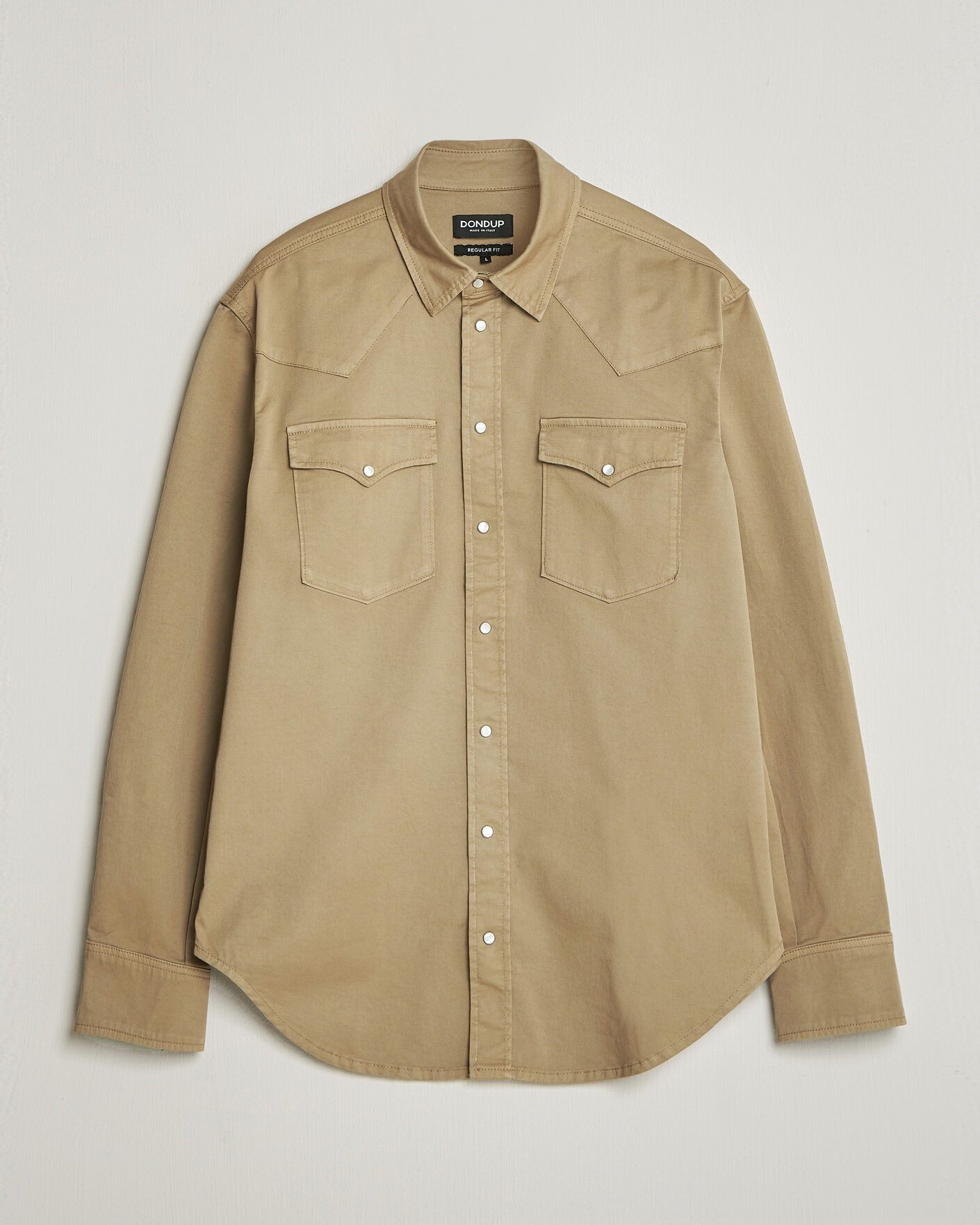 Uomini | Camicie | Dondup | Regular Fit Shirt Beige