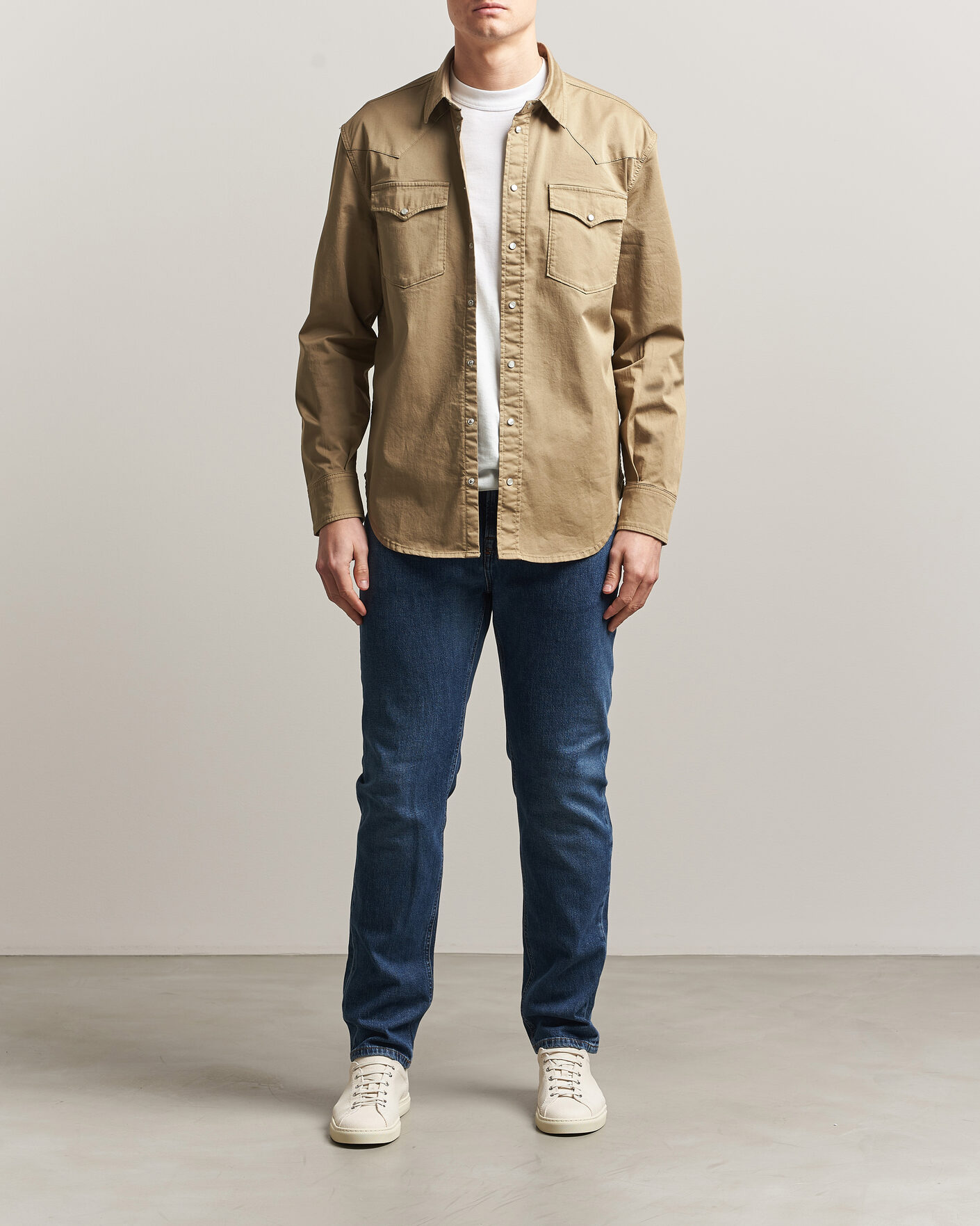 Uomini | Camicie | Dondup | Regular Fit Shirt Beige