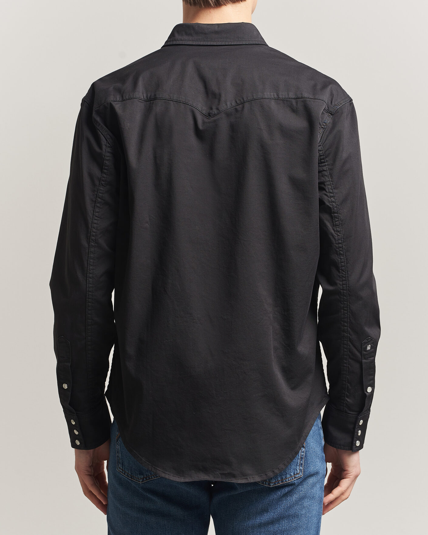 Uomini | Camicie | Dondup | Regular Fit Shirt Washed Black