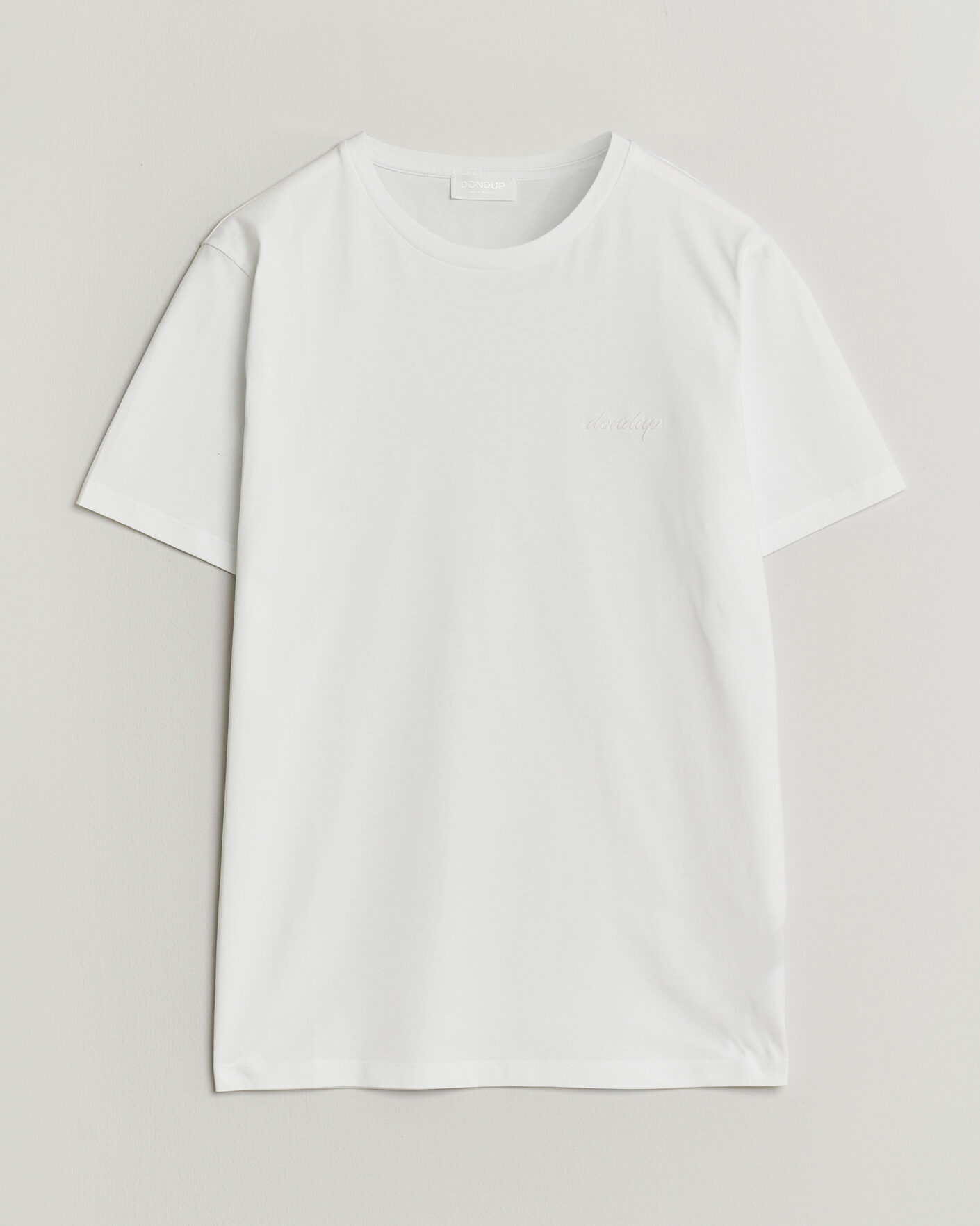 Uomini | T-shirt | Dondup | Logo Crew Neck T-Shirt White