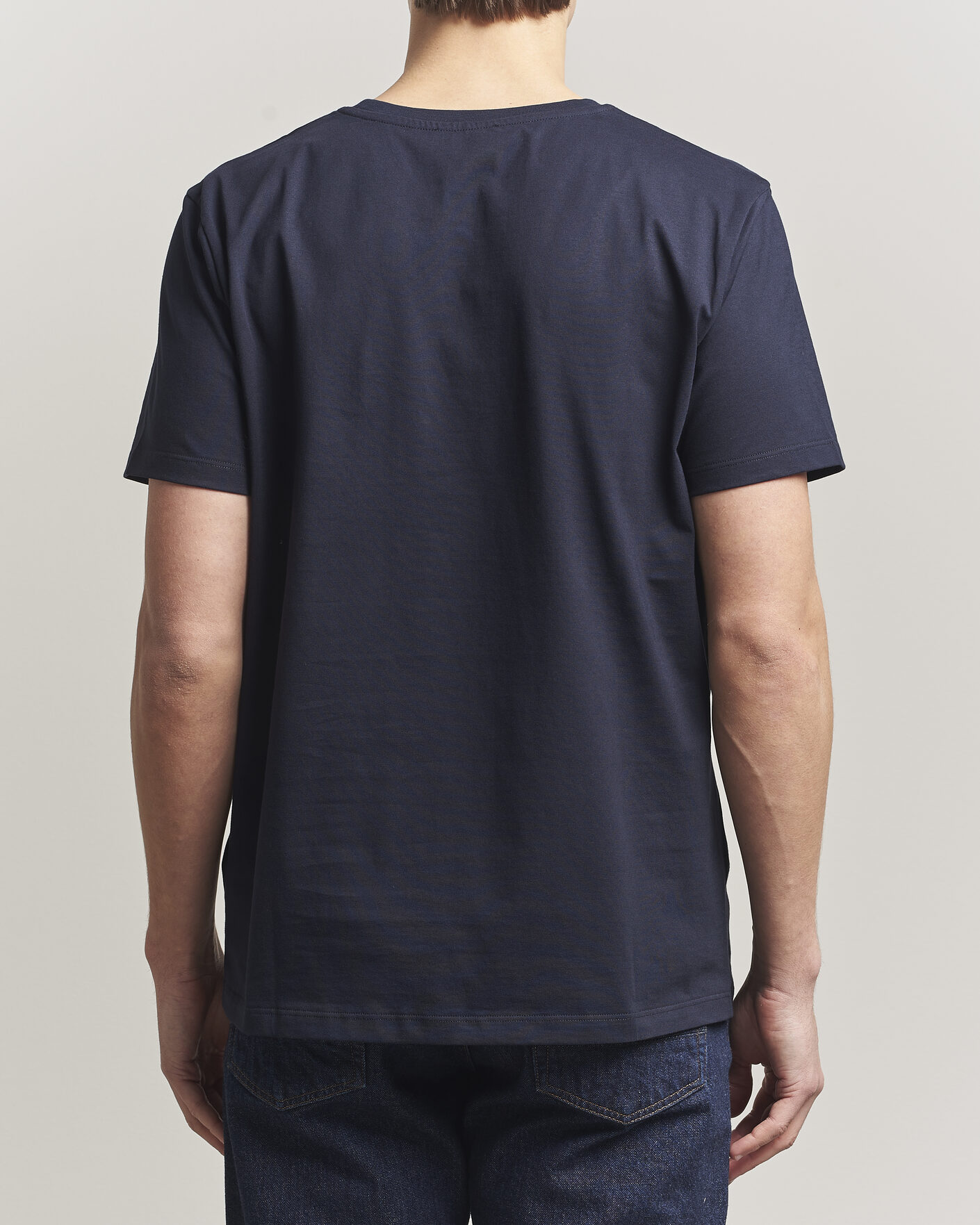 Uomini | T-shirt | Dondup | Logo Crew Neck T-Shirt Navy