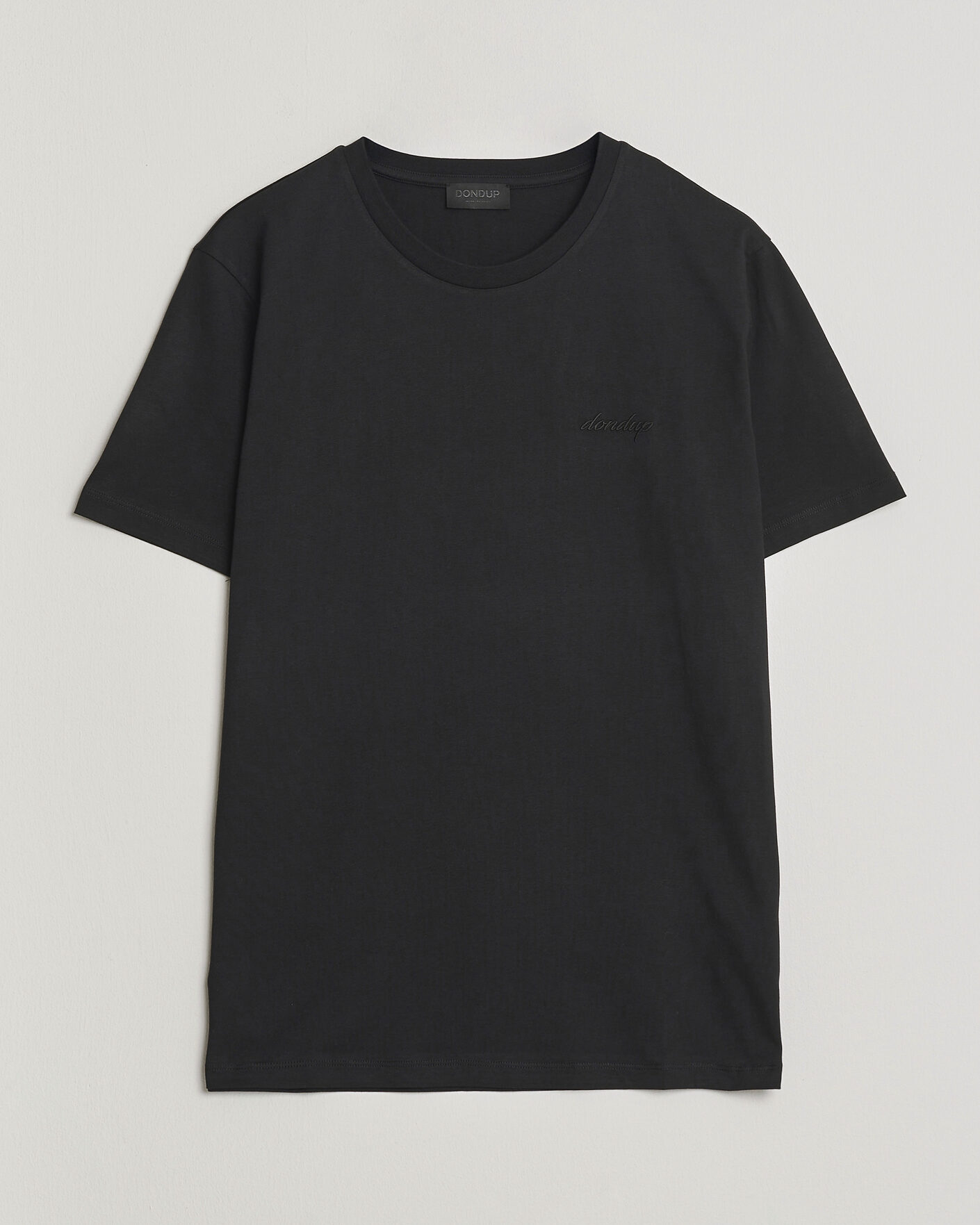 Uomini | T-shirt | Dondup | Logo Crew Neck T-Shirt Black