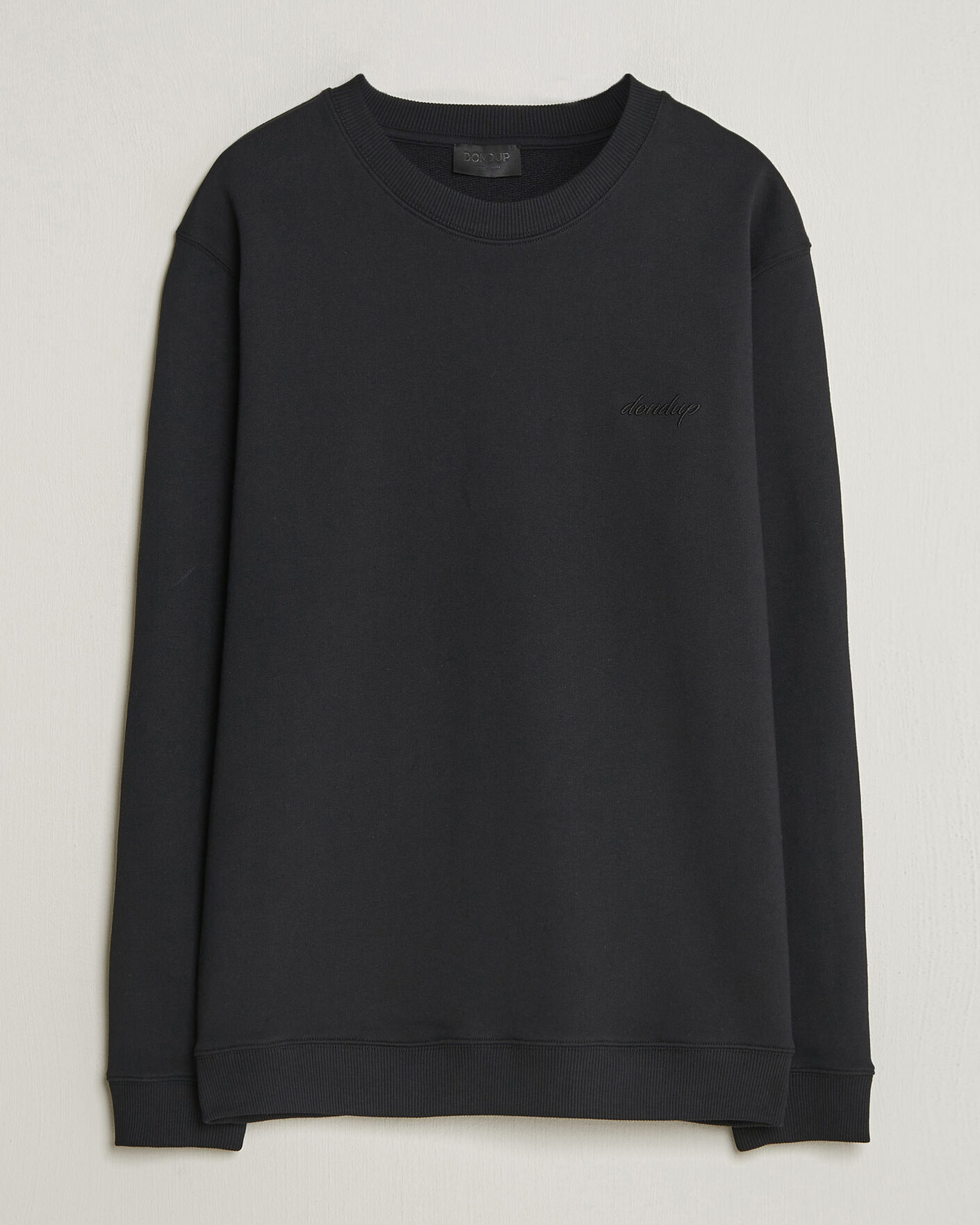 Uomini | Maglieria | Dondup | Logo Crew Neck Sweatshirt Black