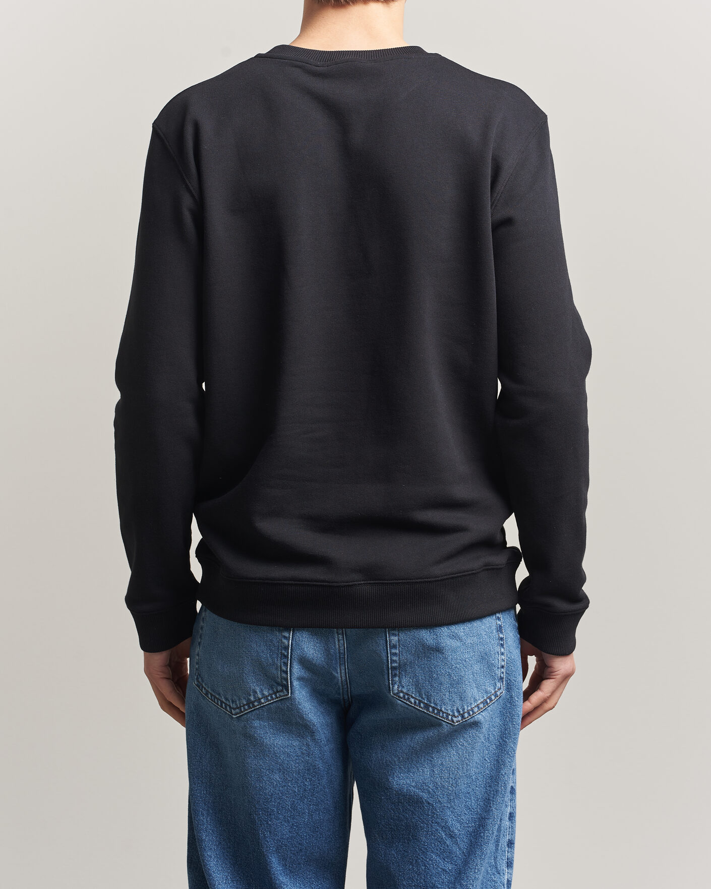 Uomini | Maglieria | Dondup | Logo Crew Neck Sweatshirt Black