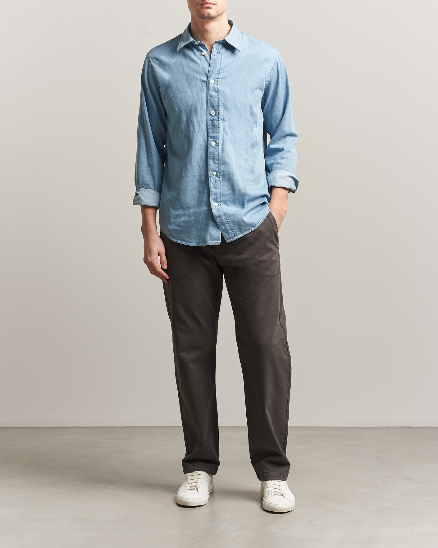 Uomini | Pantaloni | NN07 | Aden Regular Fit Chinos Dark Army