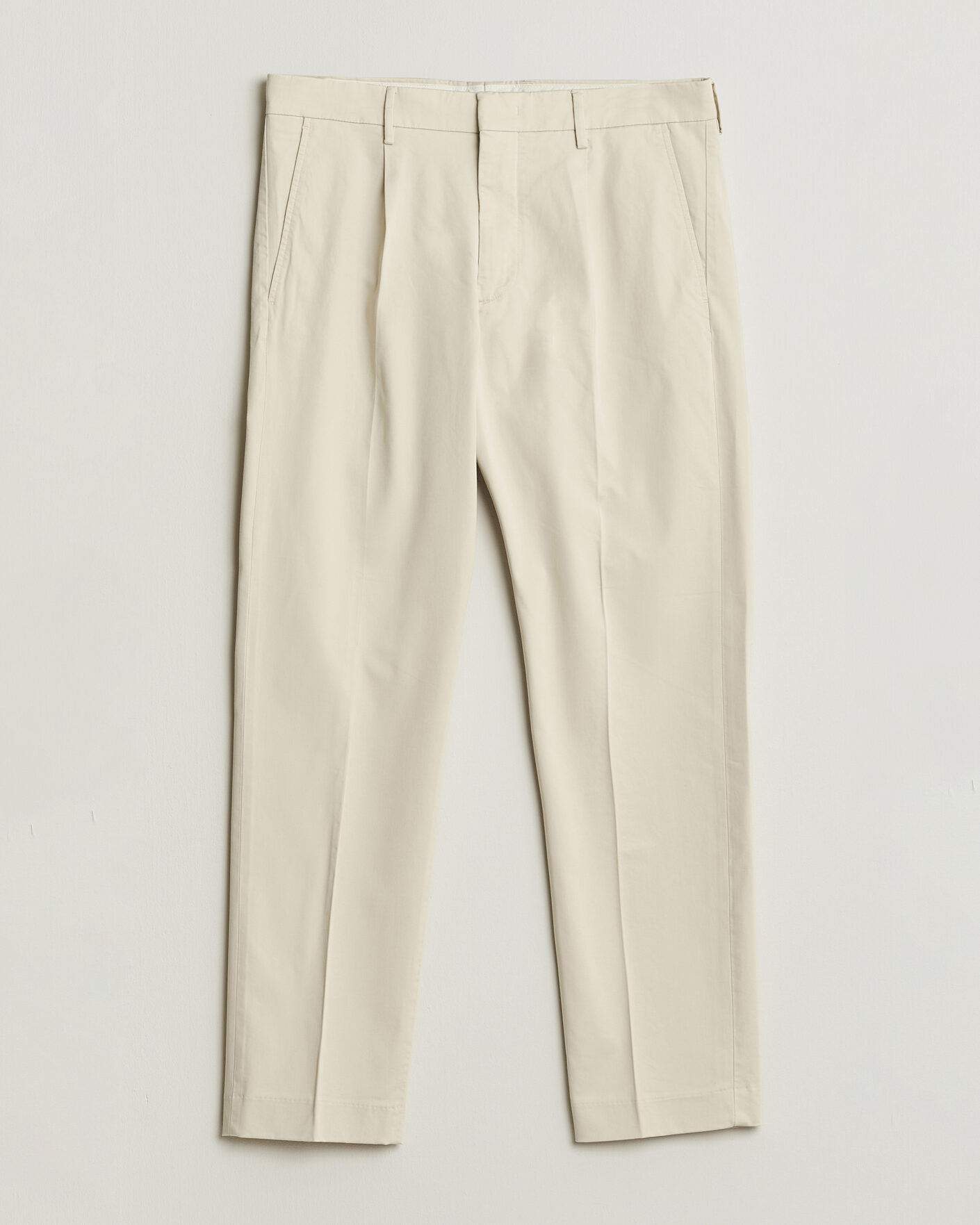 Uomini | Pantaloni | NN07 | Bill Pleated Trousers Ivory