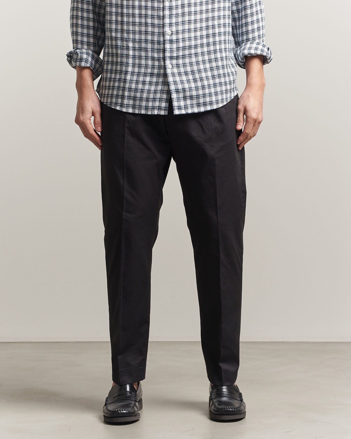 Uomini | Pantaloni | NN07 | Bill Pleated Trousers Black