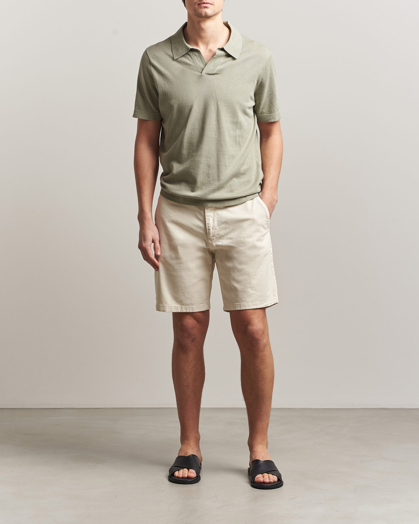 Uomini | Pantaloncini | NN07 | Aden Regular Fit Chino Shorts Ivory
