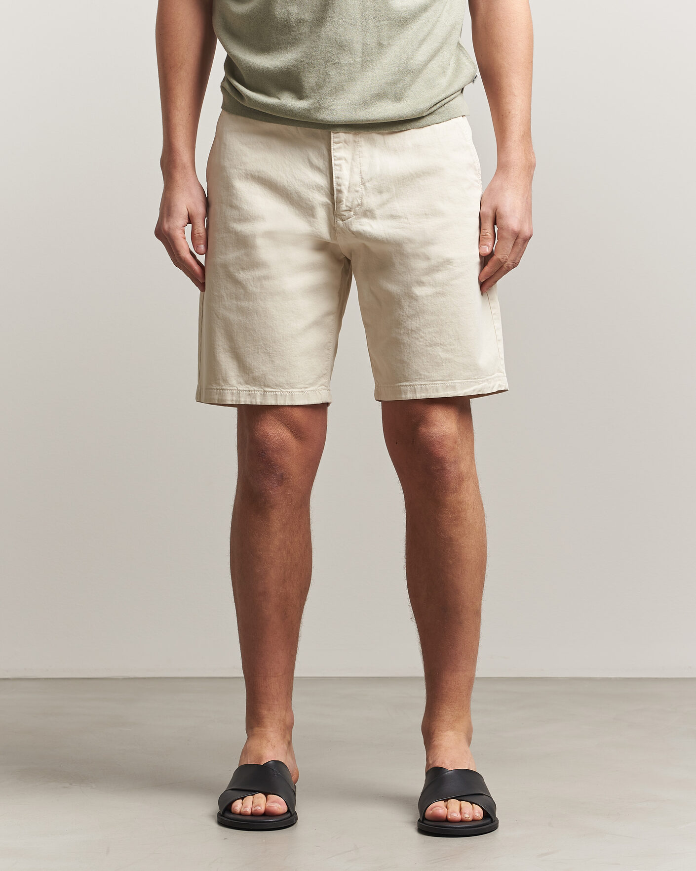 Uomini | Pantaloncini | NN07 | Aden Regular Fit Chino Shorts Ivory