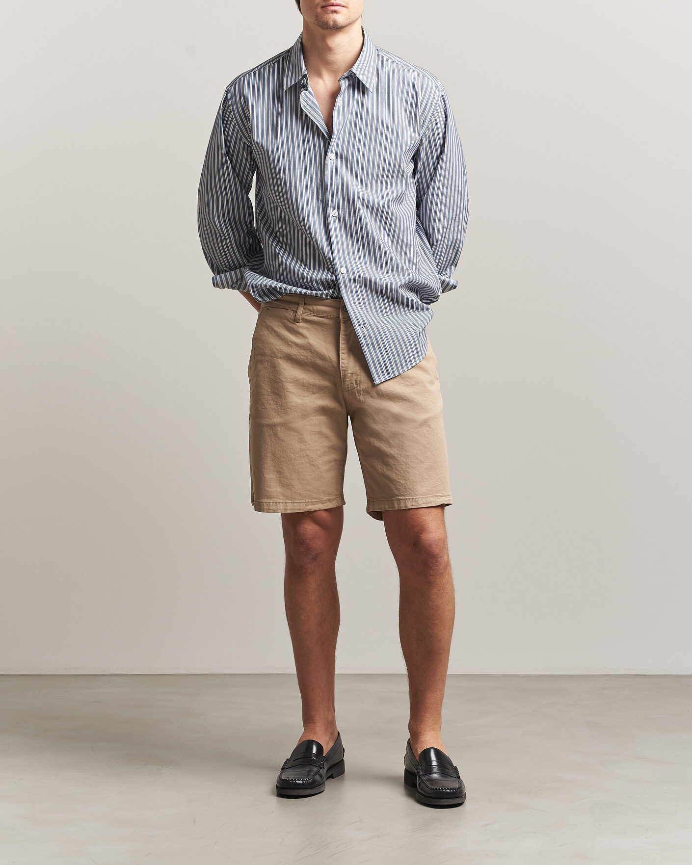 Uomini | Pantaloncini | NN07 | Aden Regular Fit Chino Shorts Desert Khaki