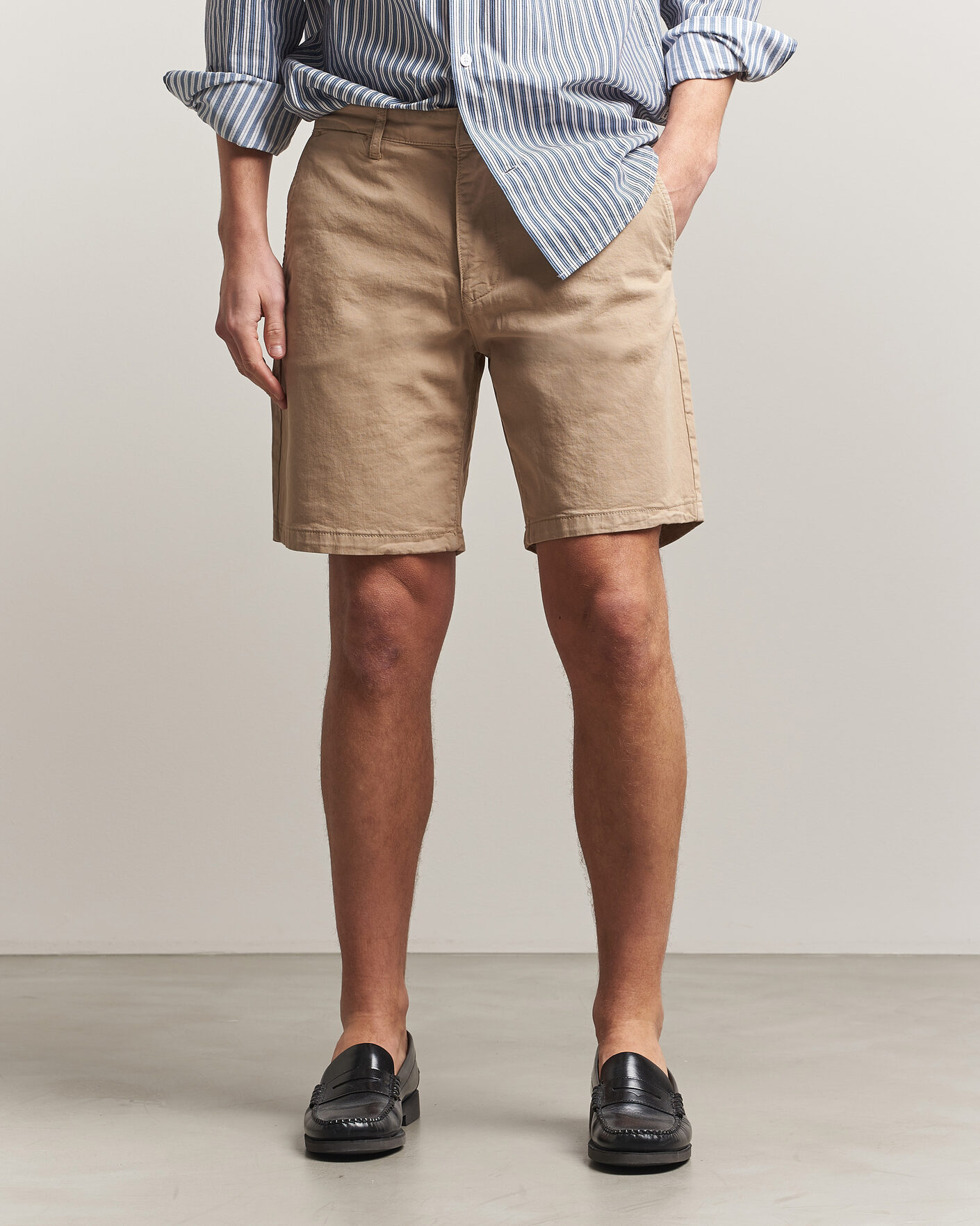 Uomini | Pantaloncini | NN07 | Aden Regular Fit Chino Shorts Desert Khaki