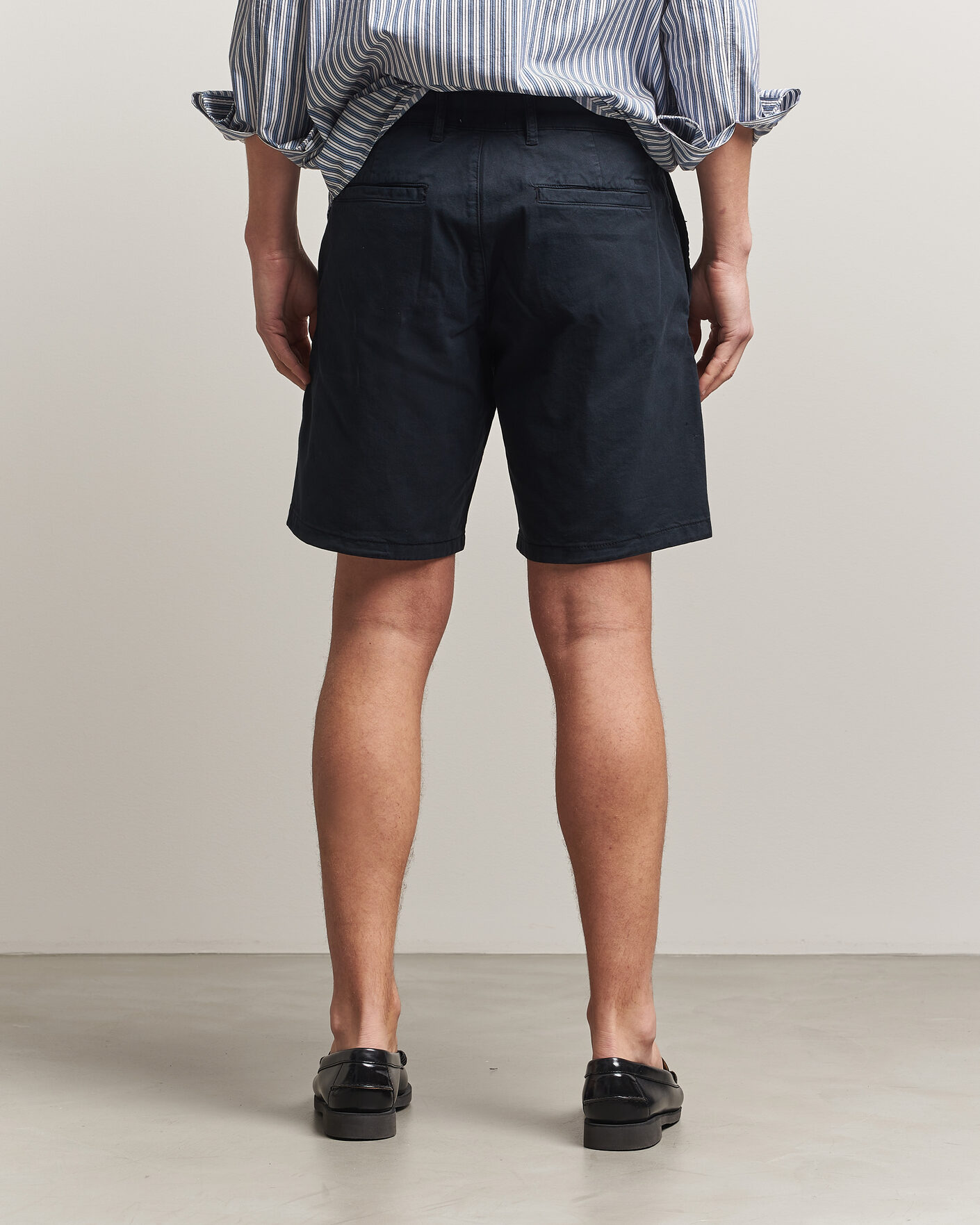 Uomini | Pantaloncini | NN07 | Aden Regular Fit Chino Shorts Navy Blue