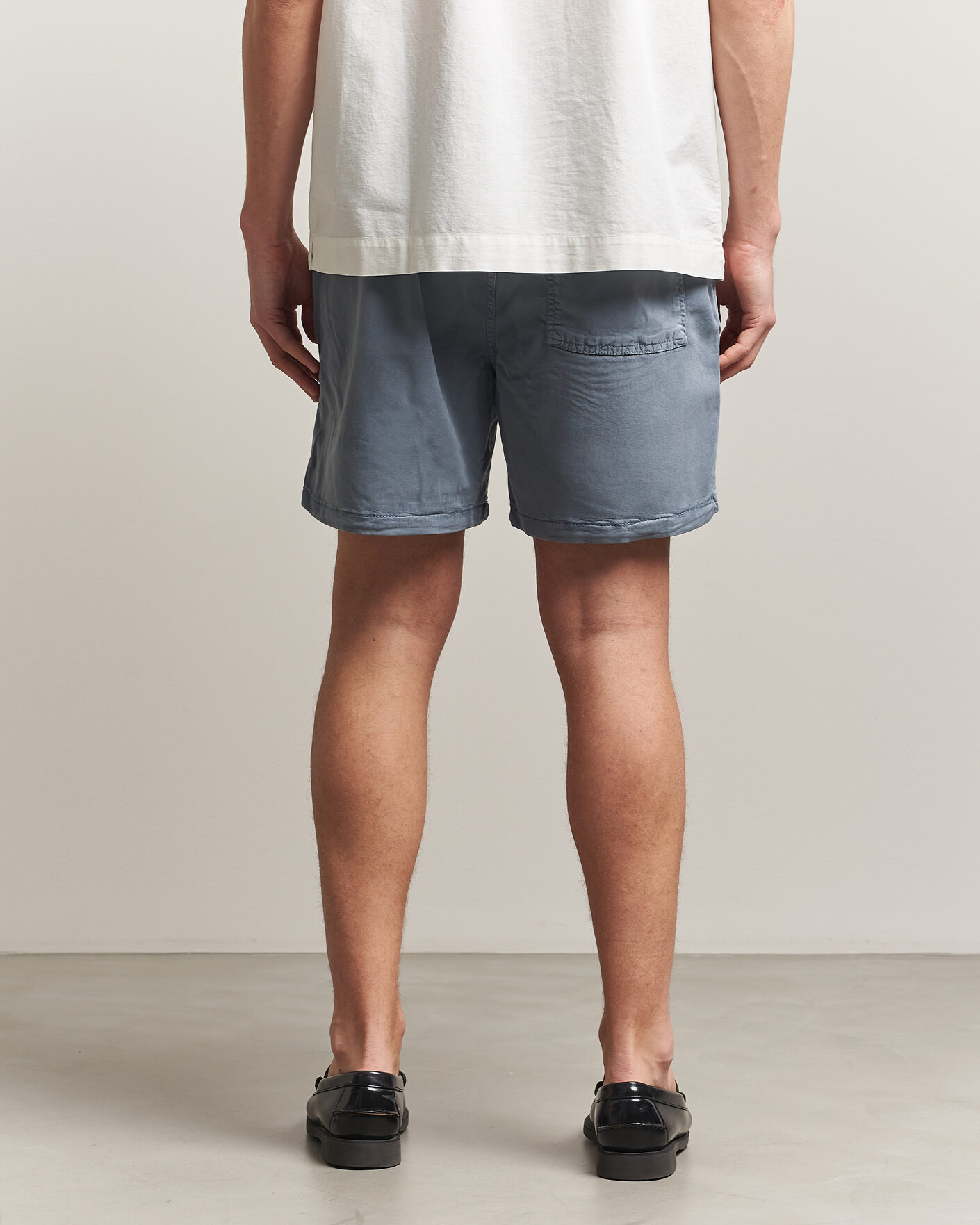 Uomini | Pantaloncini | NN07 | Gregor Drawstring Shorts Stone Blue