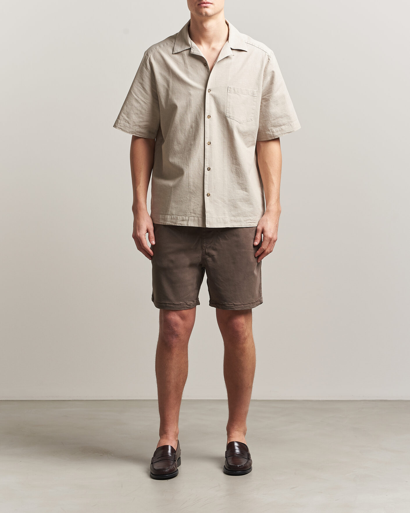 Uomini | Pantaloncini | NN07 | Gregor Drawstring Shorts Mable Husk