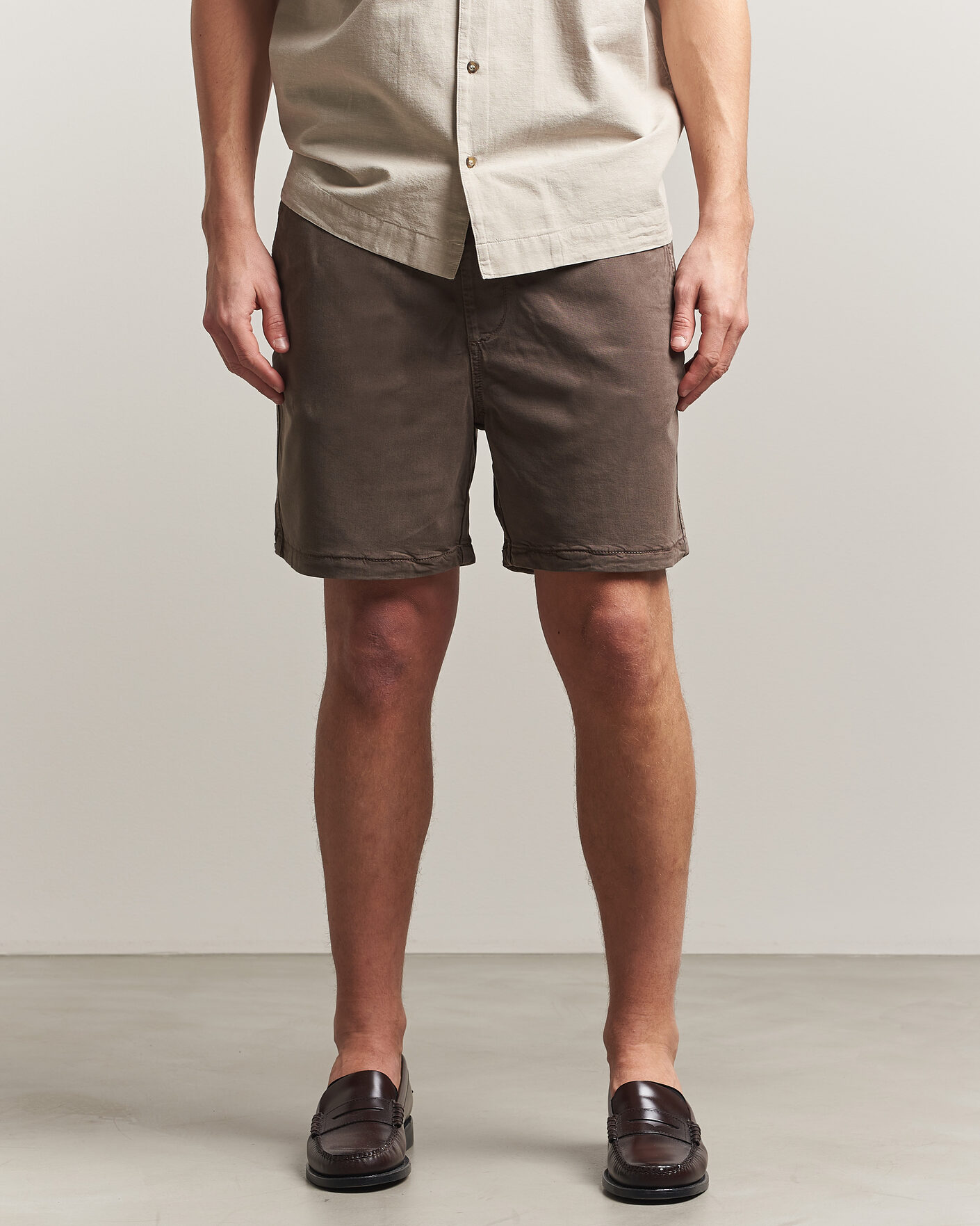 Uomini | Pantaloncini | NN07 | Gregor Drawstring Shorts Mable Husk