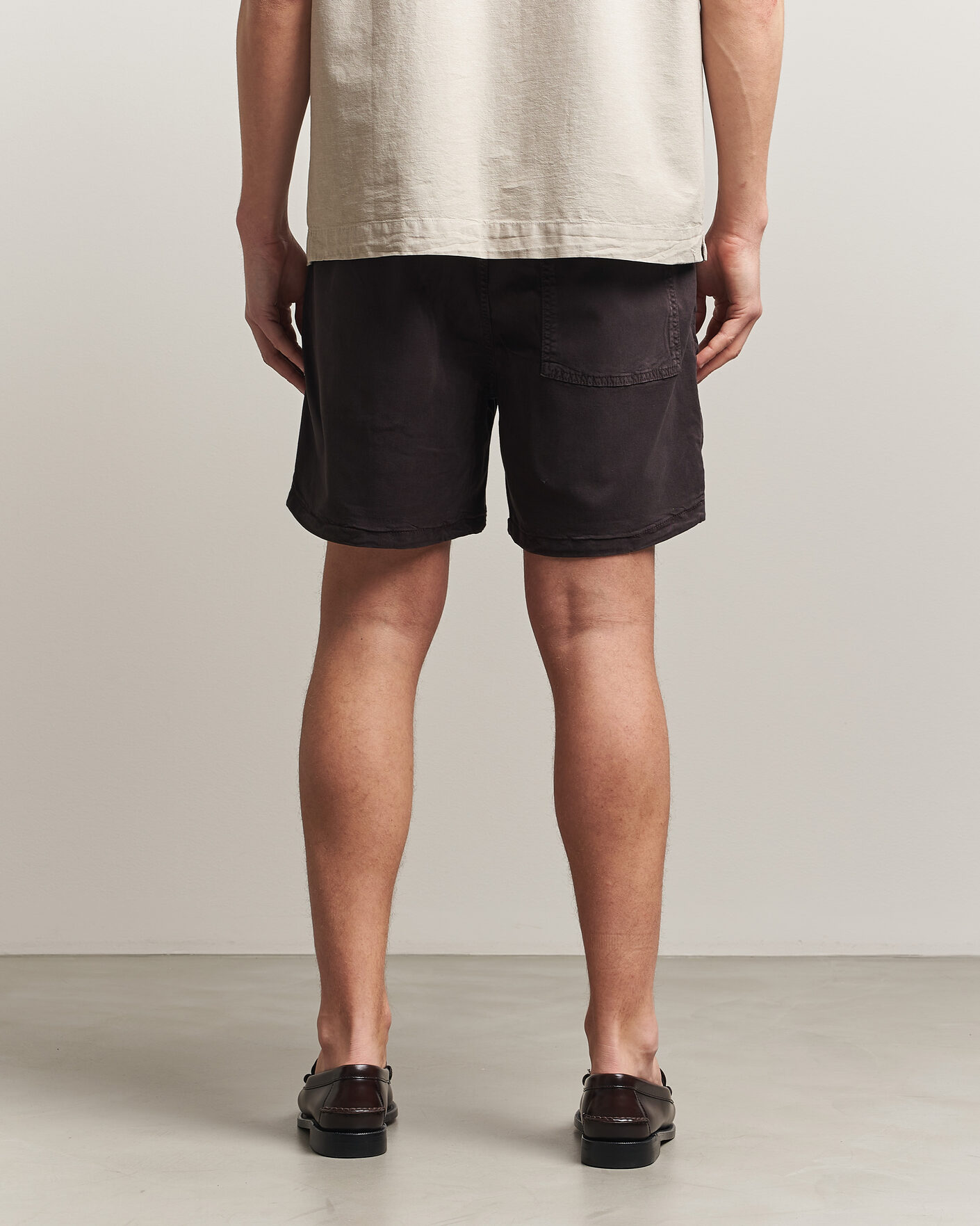 Uomini | Pantaloncini | NN07 | Gregor Drawstring Shorts Deep Truffle