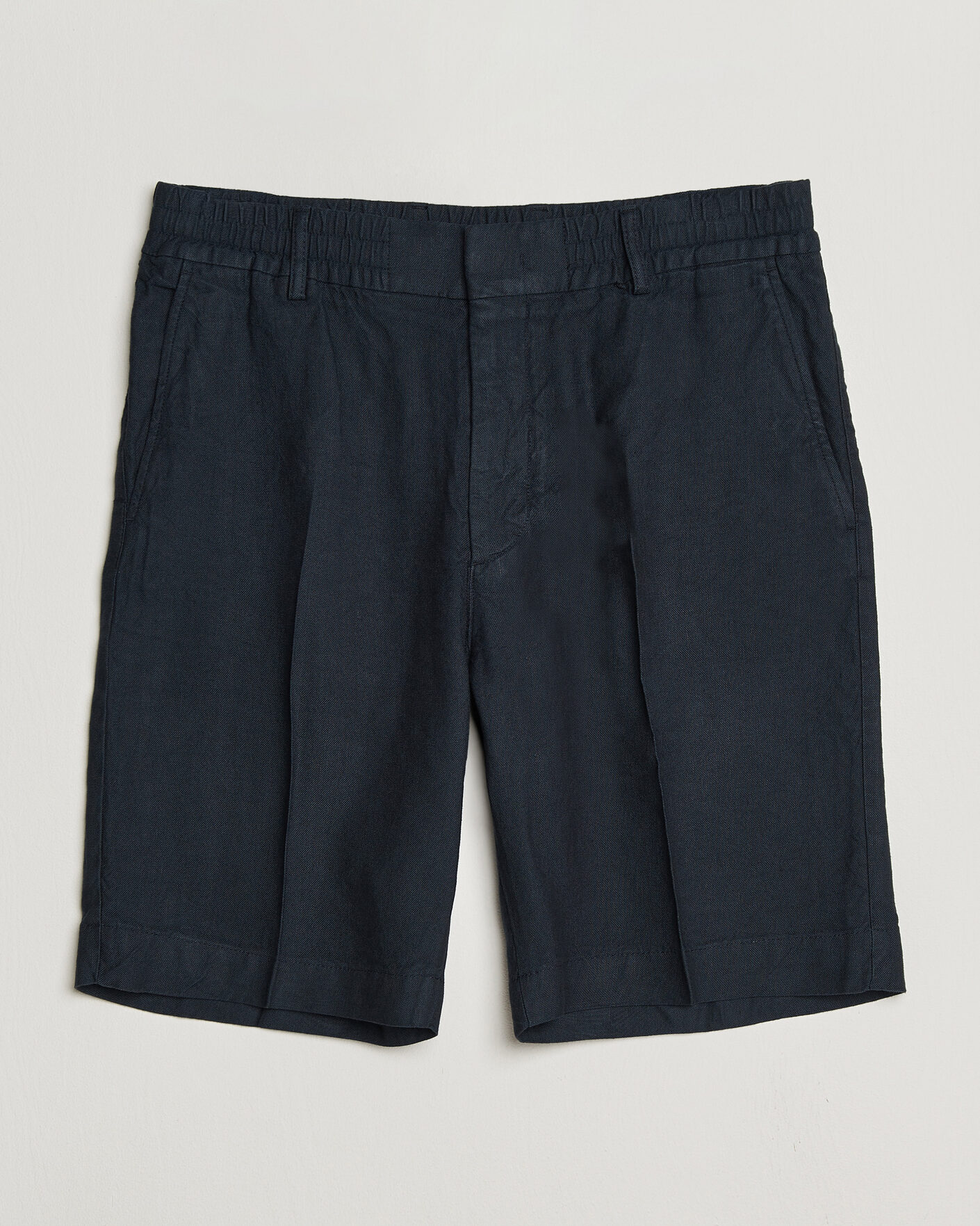 Uomini | Pantaloncini | NN07 | Billie Linen/Viscose Drawstring Shorts Deep Navy