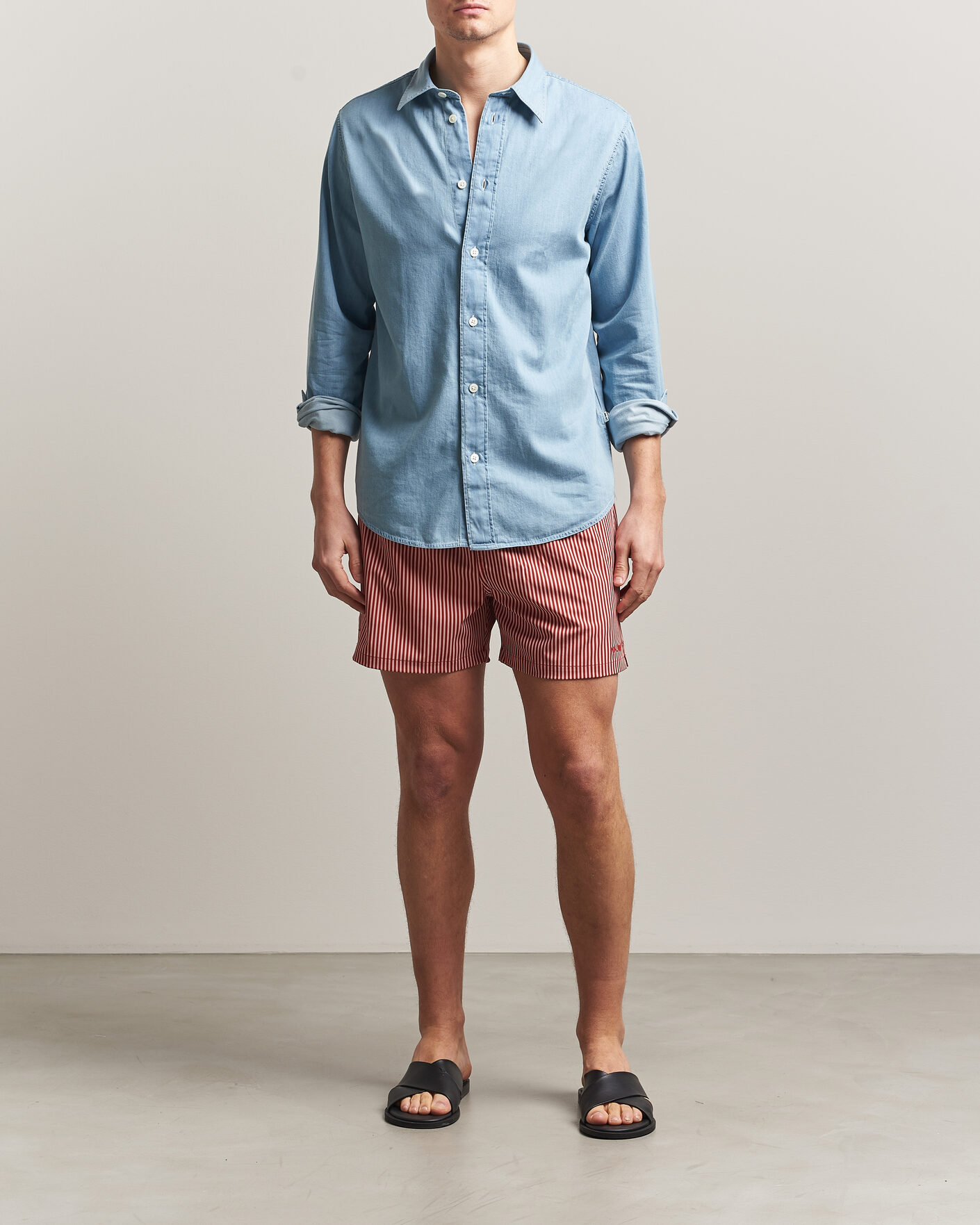 Uomini | Costumi da bagno | NN07 | Holiday Swimshorts Red/White