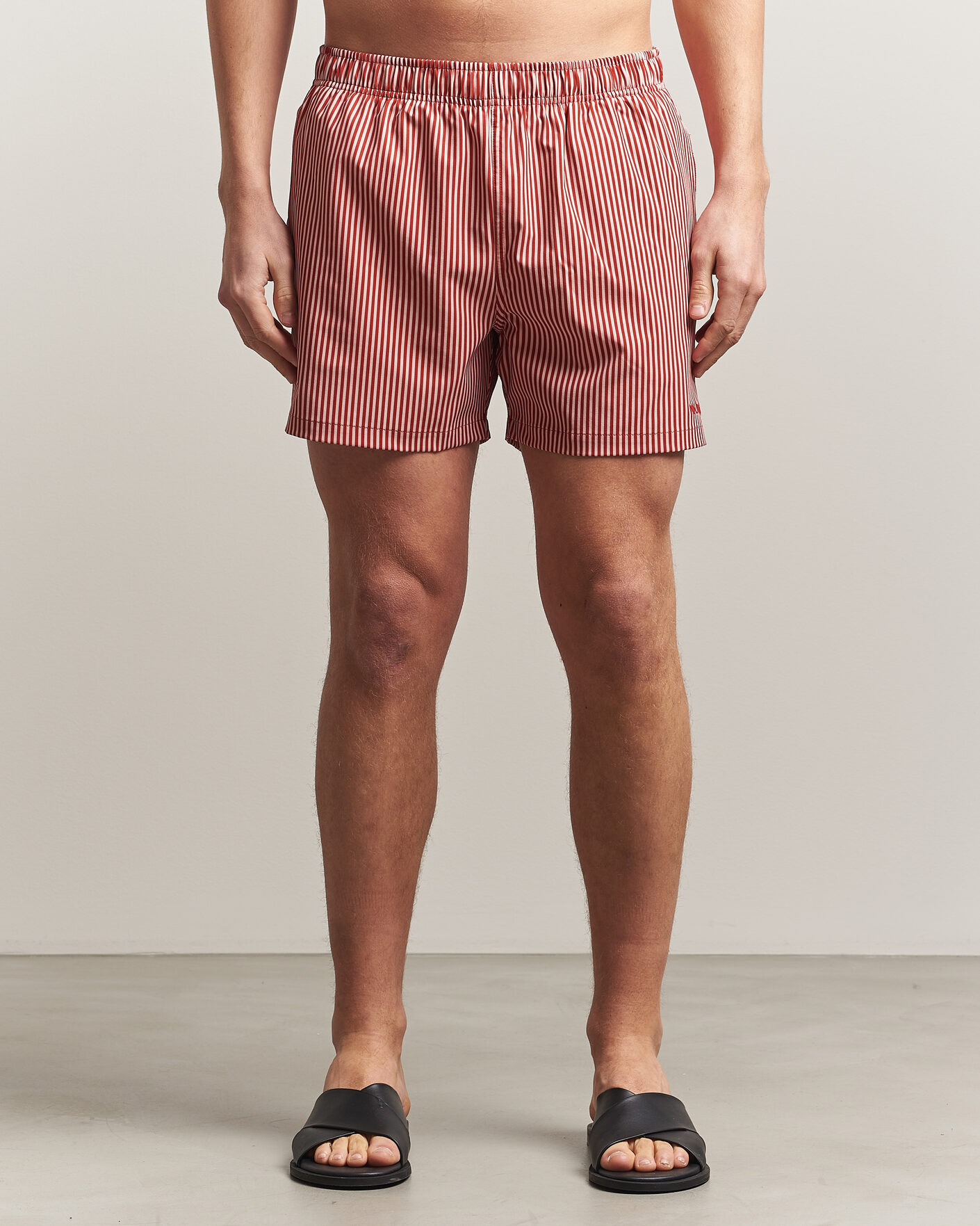 Uomini | Costumi da bagno | NN07 | Holiday Swimshorts Red/White