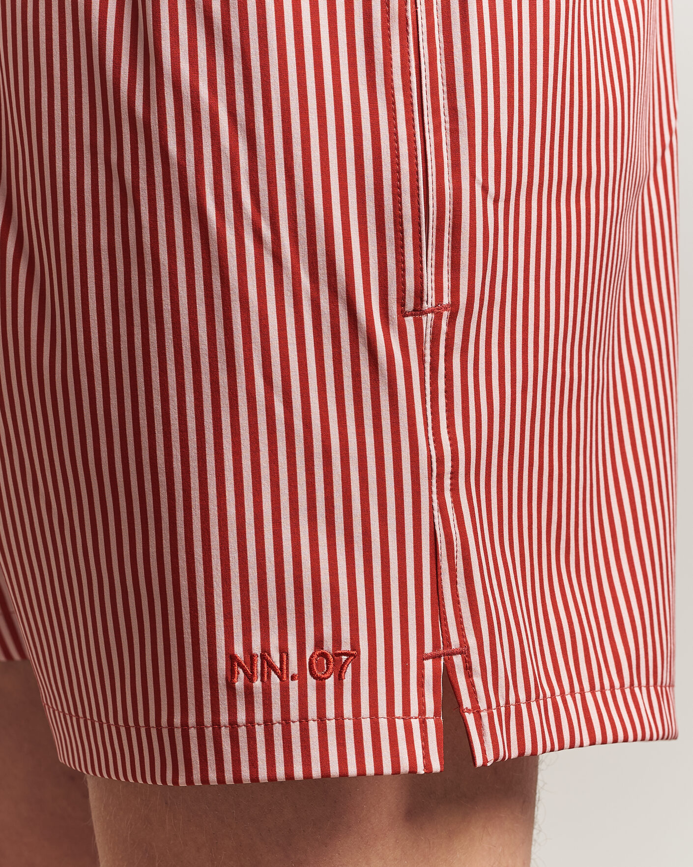 Uomini | Costumi da bagno | NN07 | Holiday Swimshorts Red/White