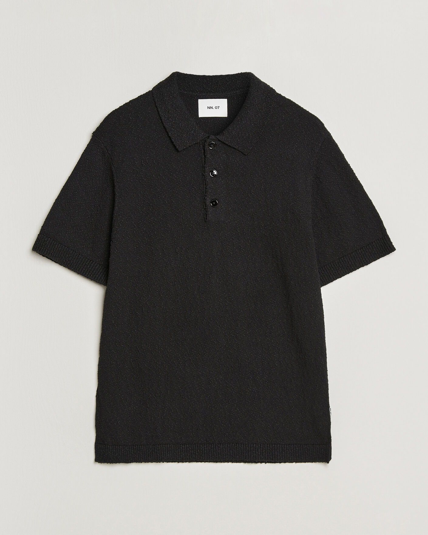 Uomini | Polo | NN07 | Randy Knitted Polo Black