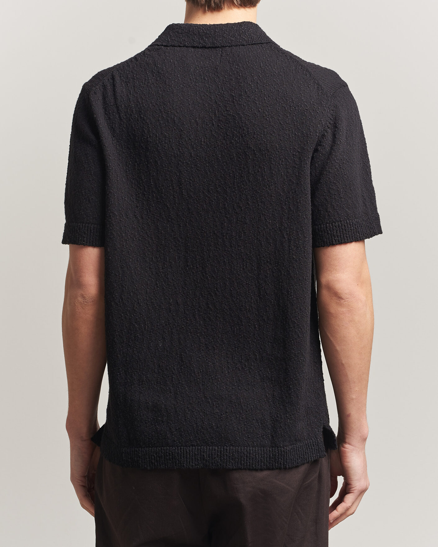 Uomini | Polo | NN07 | Randy Knitted Polo Black