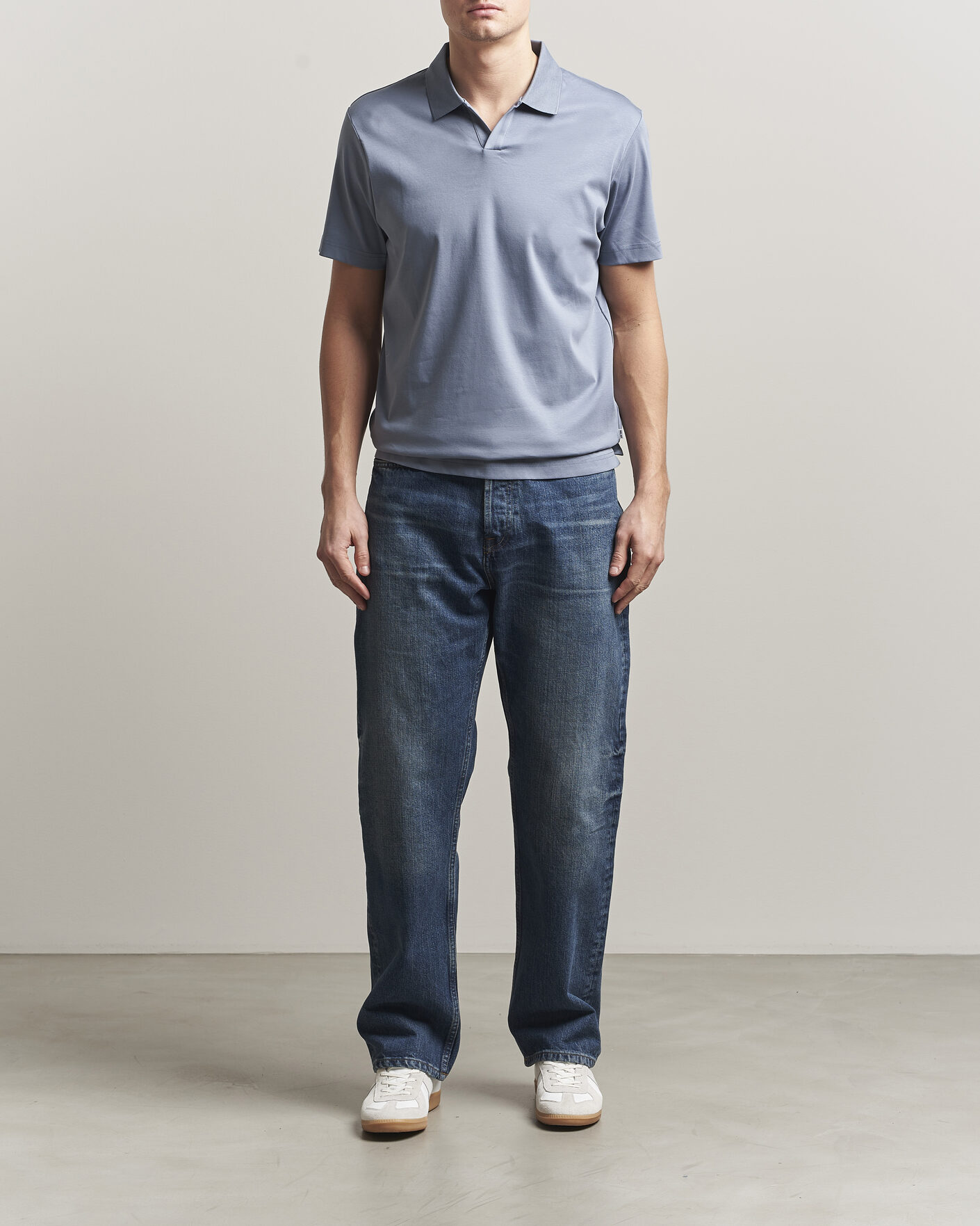 Uomini | Polo | NN07 | Paul Polo Stone Blue