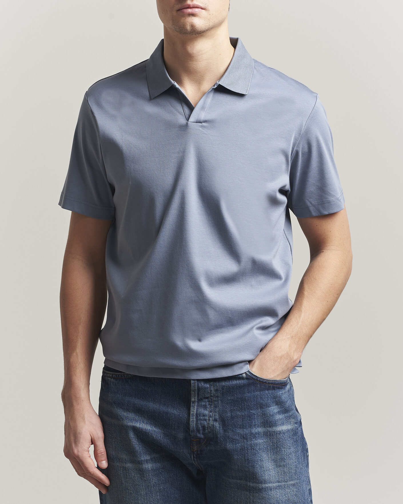 Uomini | Polo | NN07 | Paul Polo Stone Blue