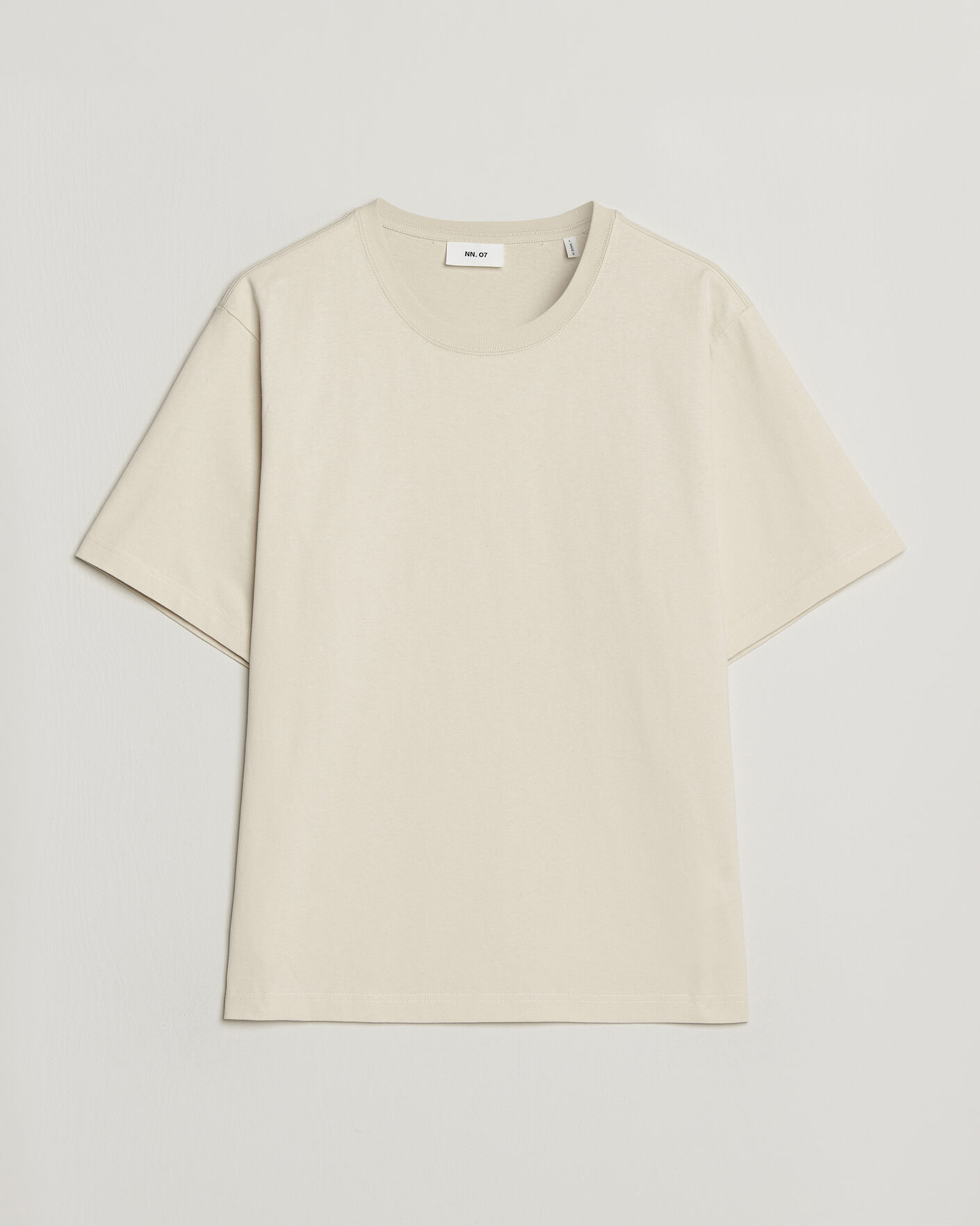 Uomini | T-shirt | NN07 | Jett Washed Printed Crew Neck T-Shirt Ivory