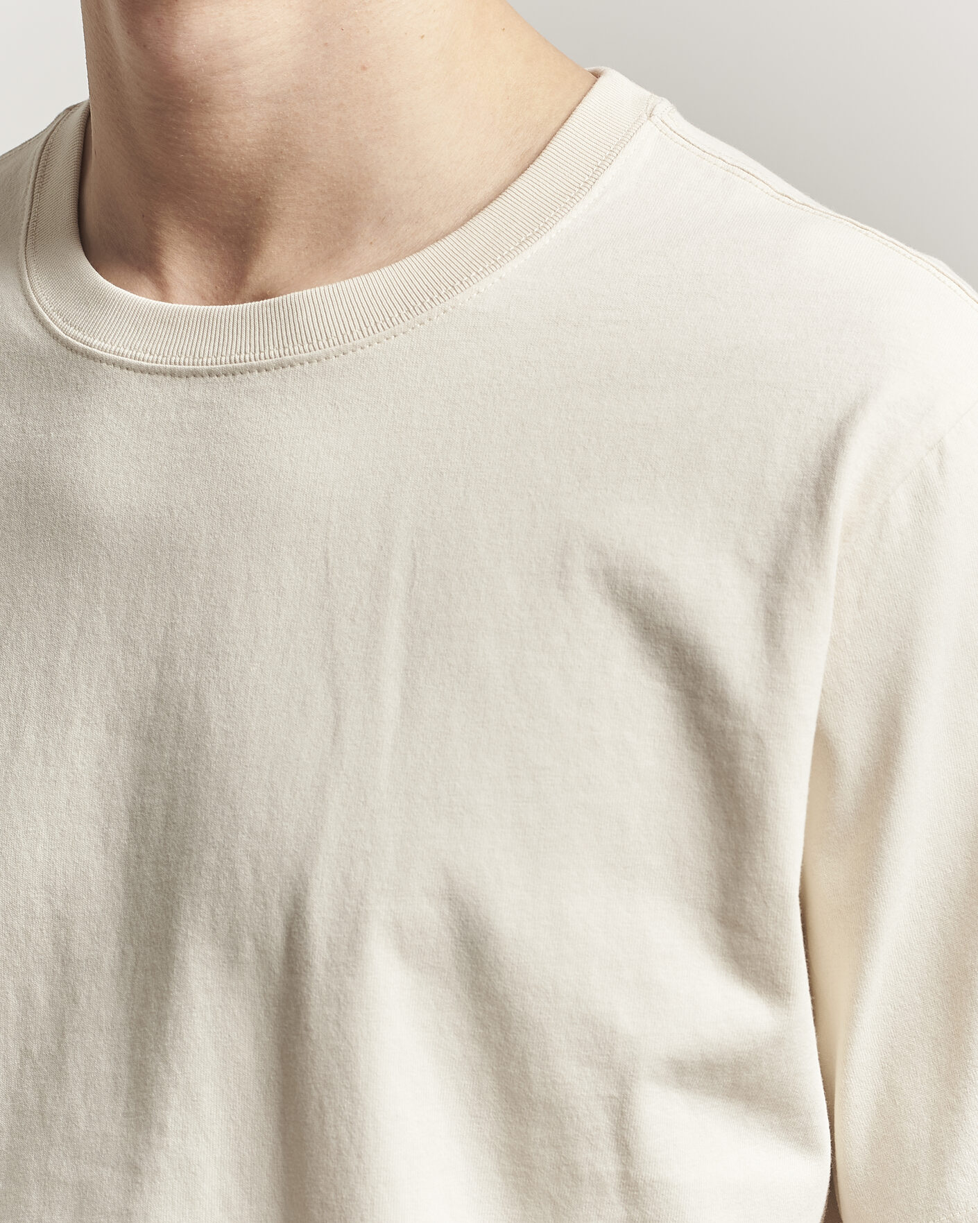 Uomini | T-shirt | NN07 | Jett Washed Printed Crew Neck T-Shirt Ivory