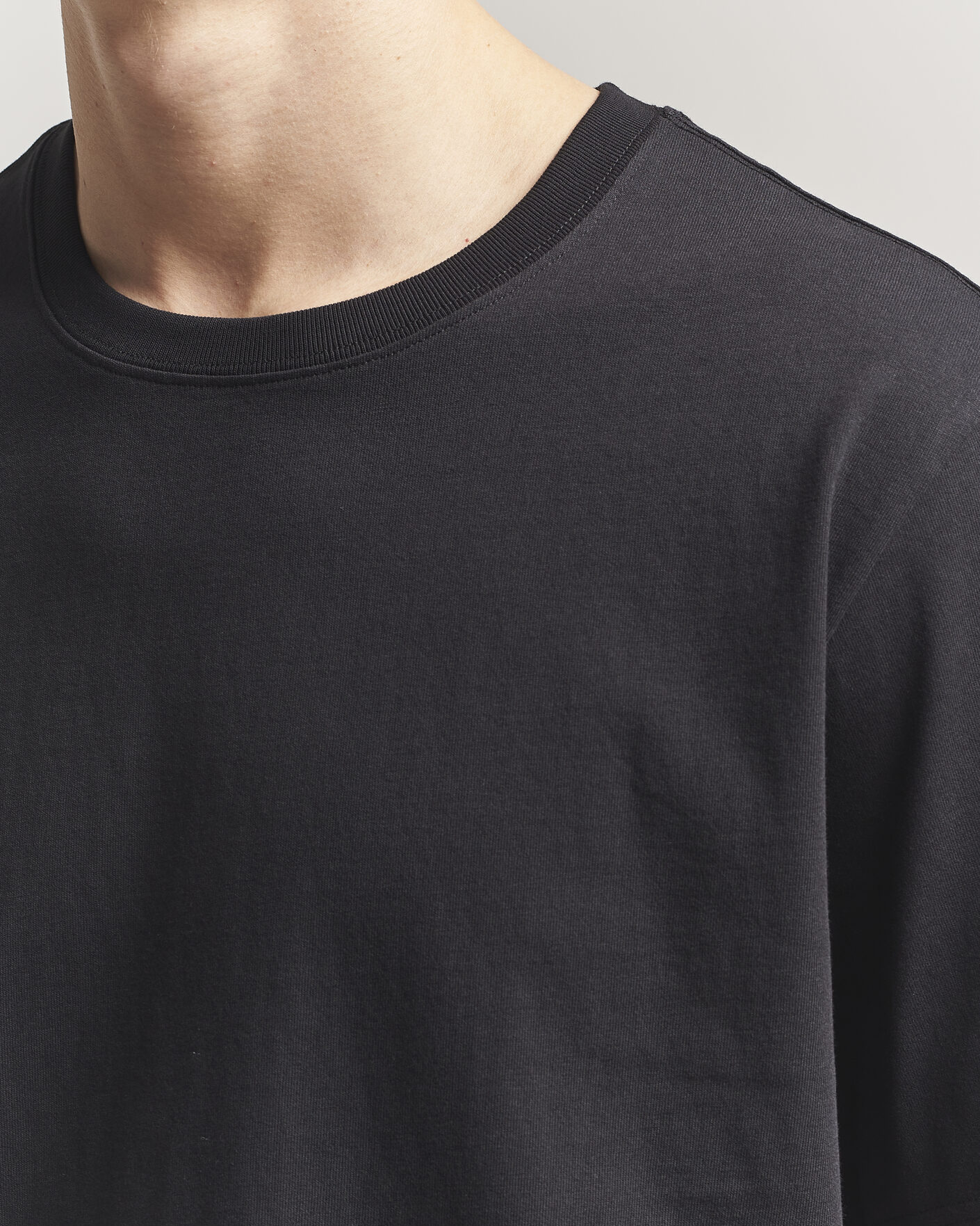 Uomini | T-shirt | NN07 | Jett Washed Printed Crew Neck T-Shirt Black