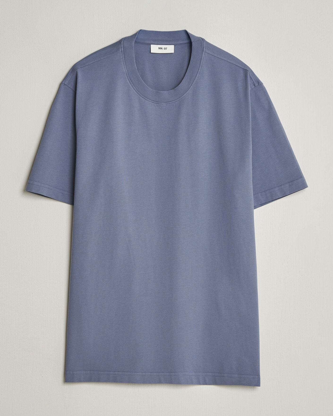 Uomini | T-shirt | NN07 | Adam Pima Crew Neck T-Shirt Stone Blue
