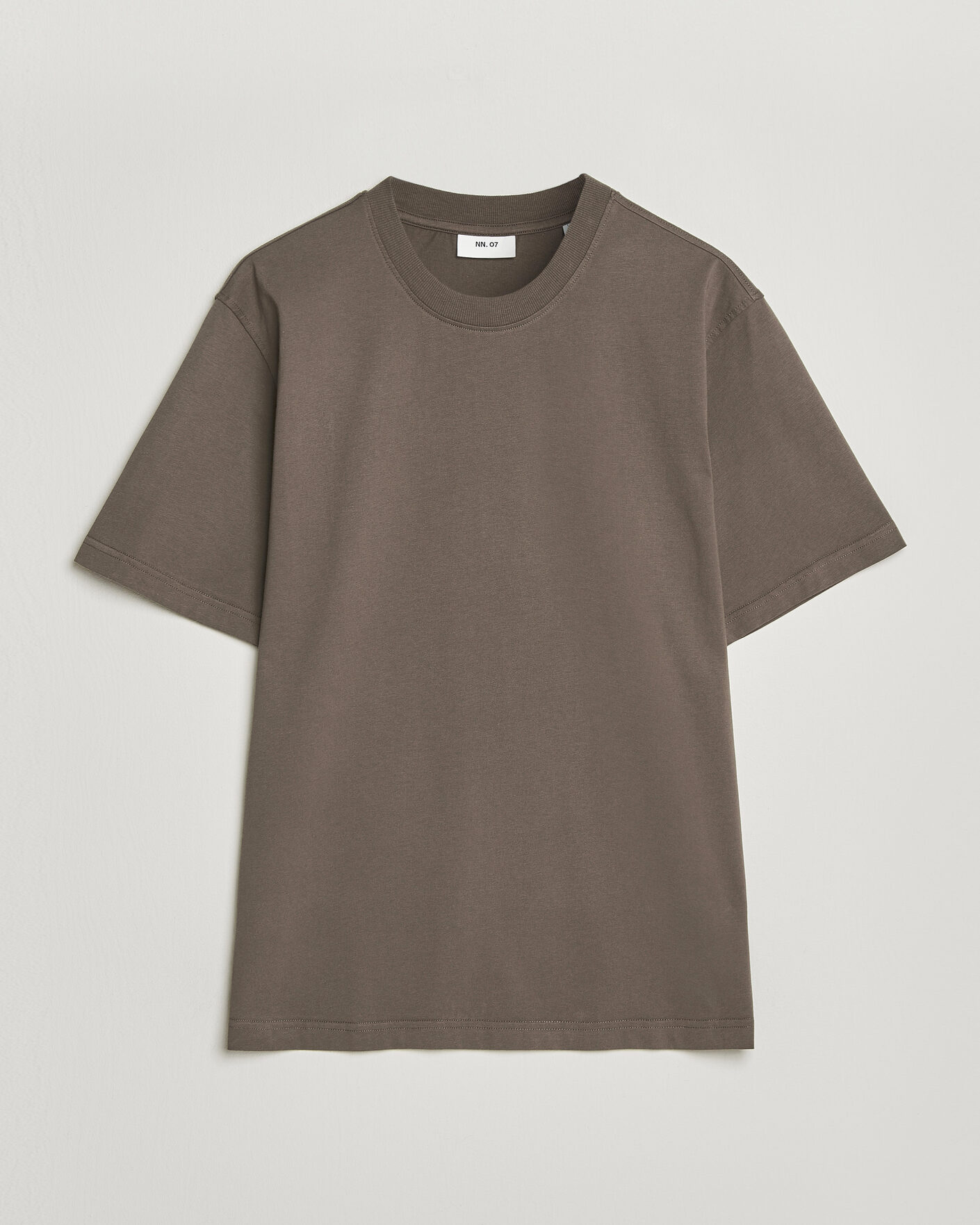 Uomini | T-shirt | NN07 | Adam Pima Crew Neck T-Shirt Mable Husk