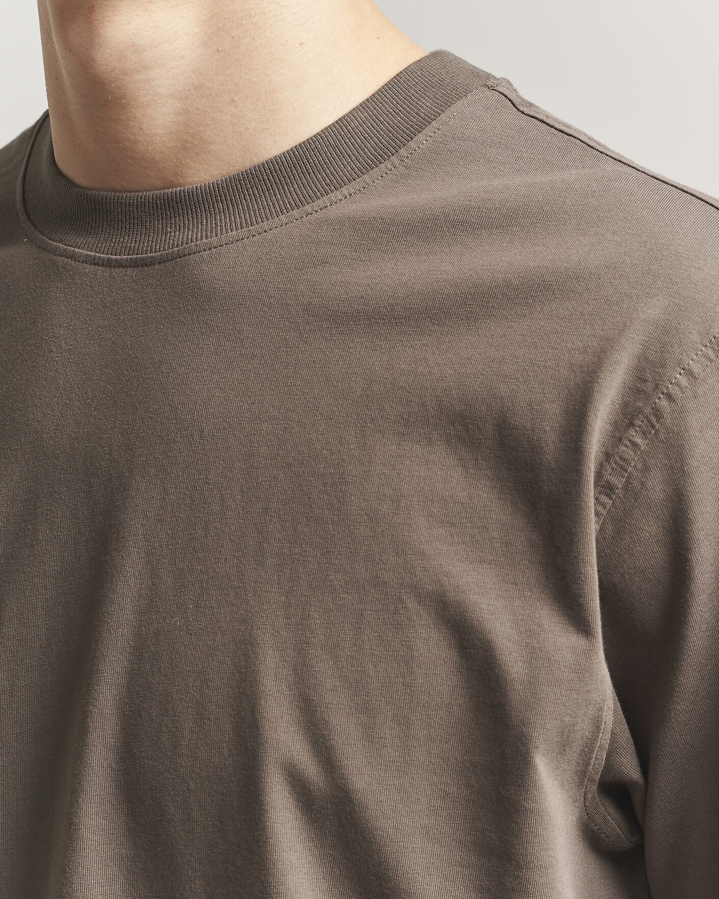 Uomini | T-shirt | NN07 | Adam Pima Crew Neck T-Shirt Mable Husk