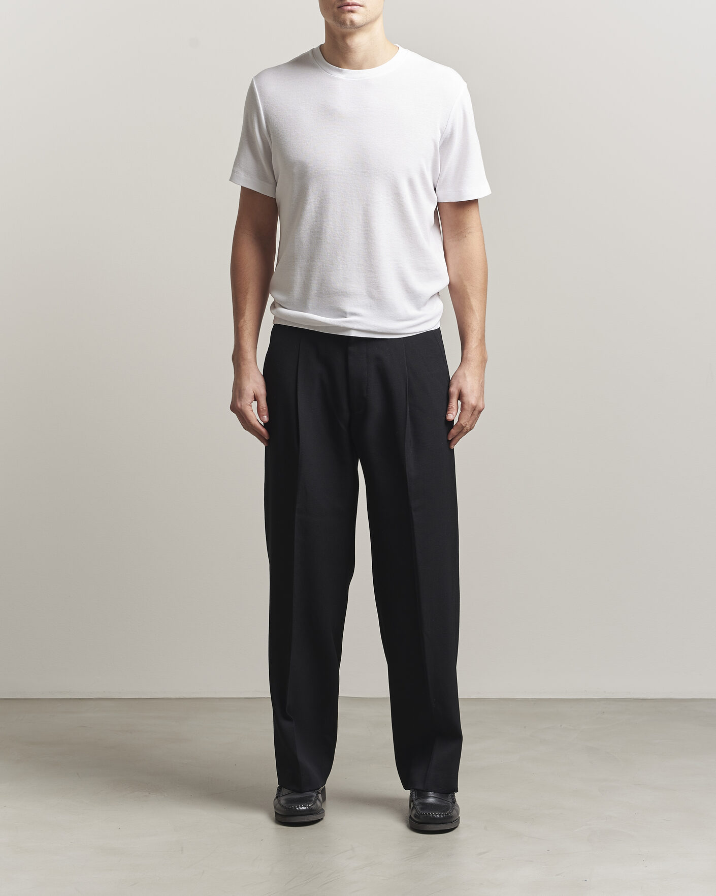 Uomini | T-shirt | NN07 | Clive Crew Neck T-Shirt White