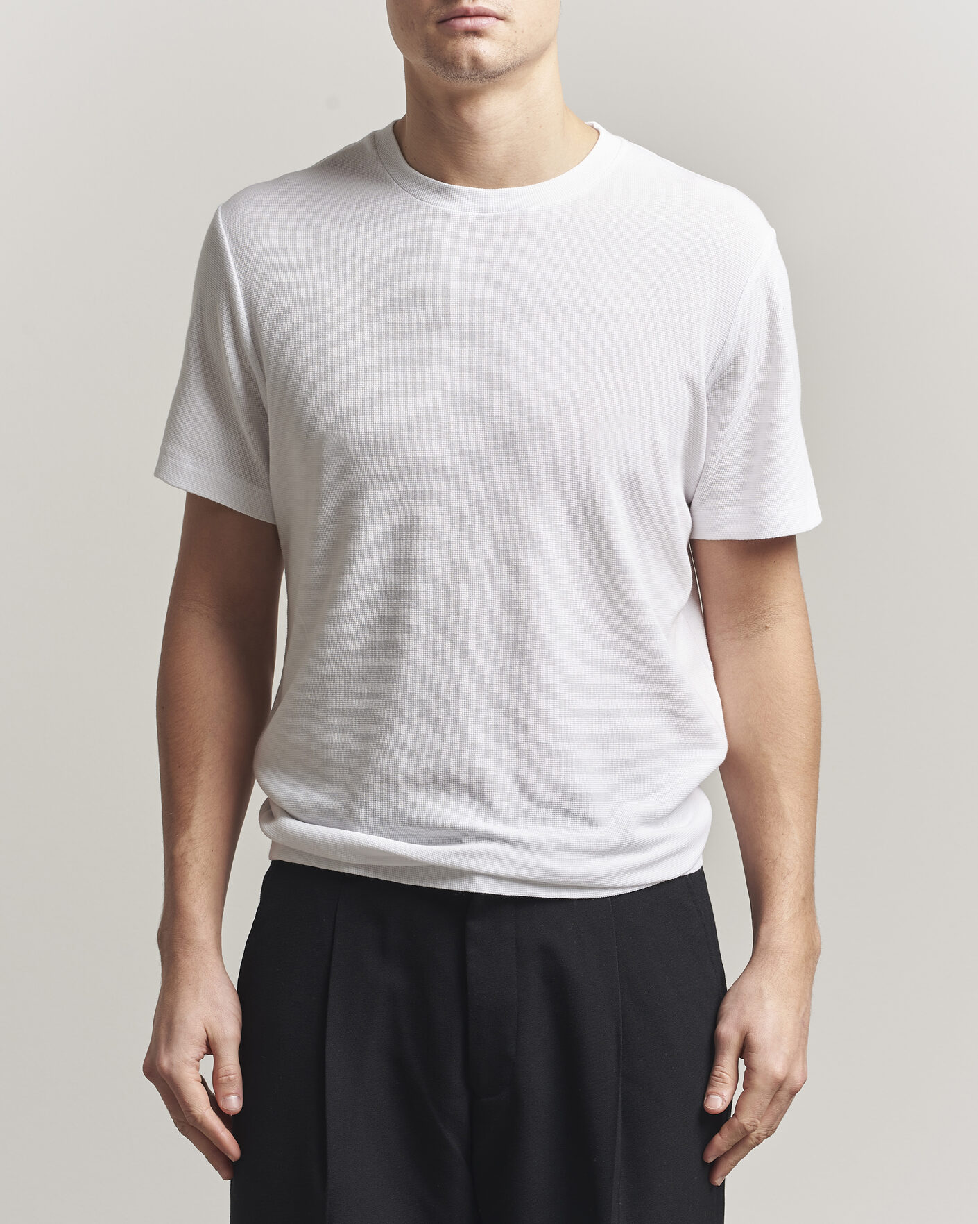 Uomini | T-shirt | NN07 | Clive Crew Neck T-Shirt White