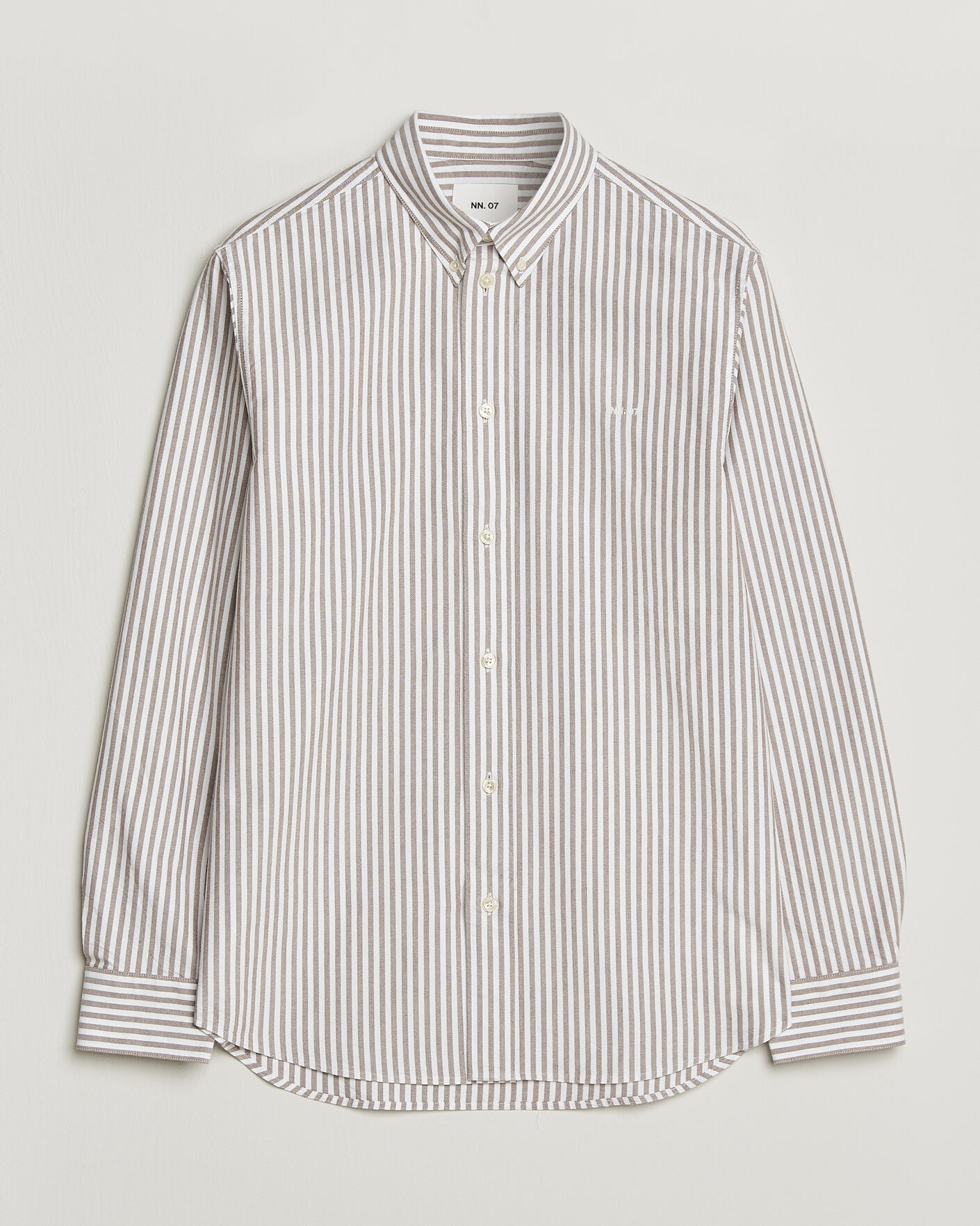 Uomini | Camicie | NN07 | Colby Oxford Shirt Terracotta/White