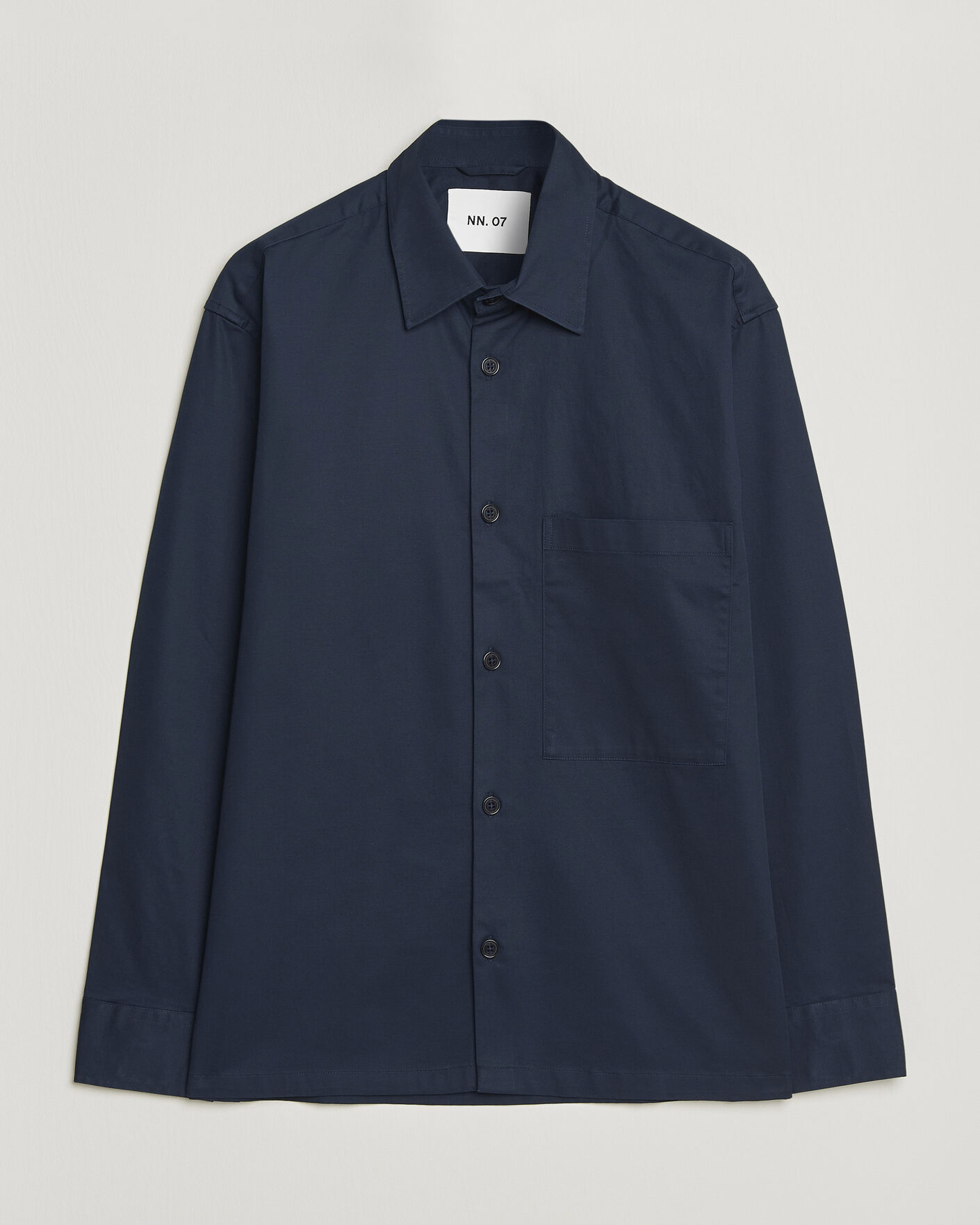 Uomini | Camicie | NN07 | Freddy Cotton Overshirt Navy Blue