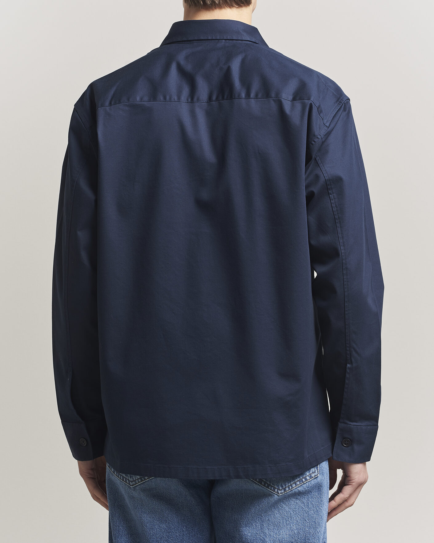 Uomini | Camicie | NN07 | Freddy Cotton Overshirt Navy Blue