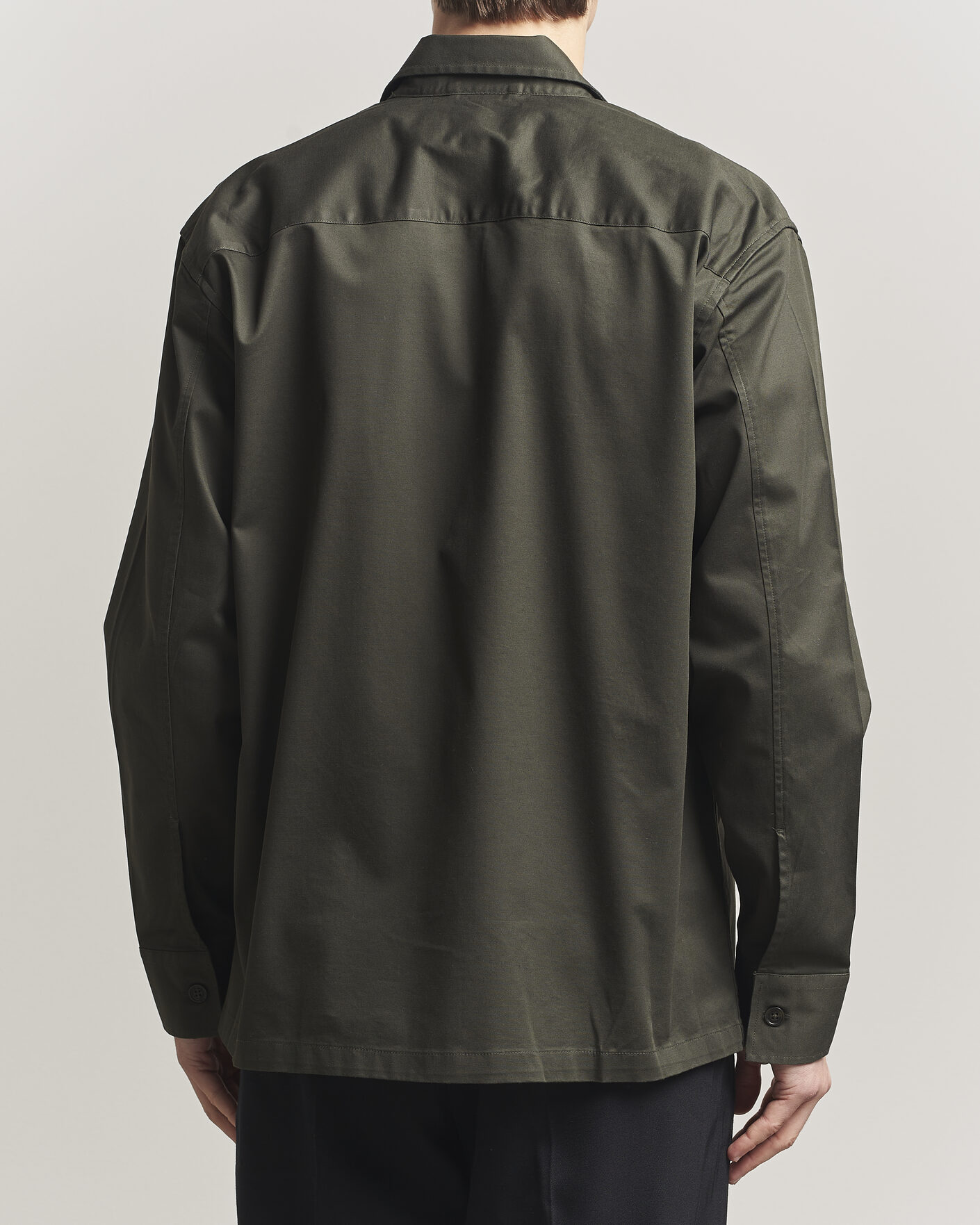 Uomini | Camicie | NN07 | Freddy Cotton Overshirt Dark Army