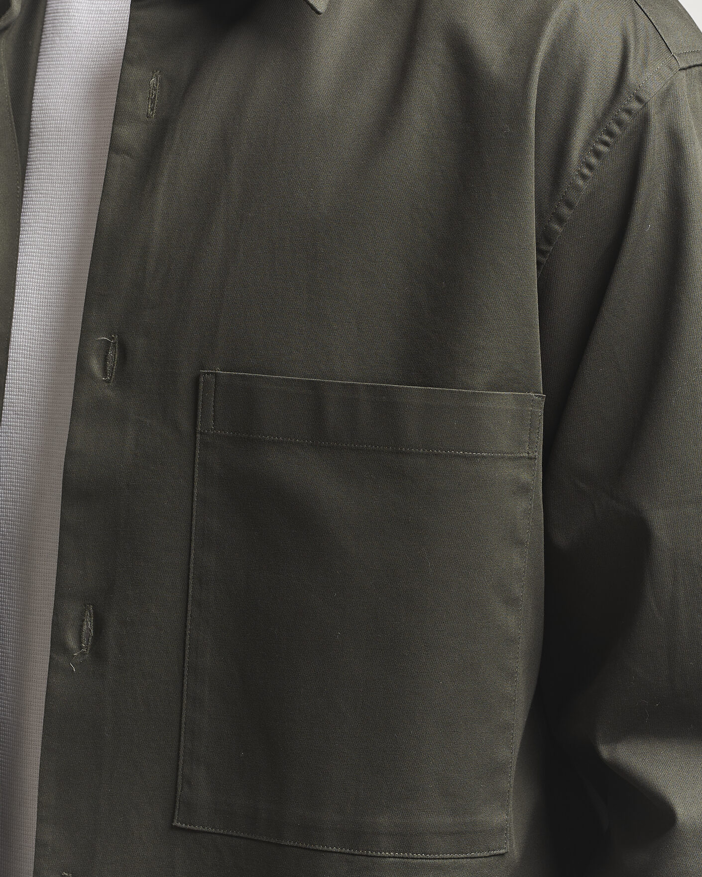 Uomini | Camicie | NN07 | Freddy Cotton Overshirt Dark Army